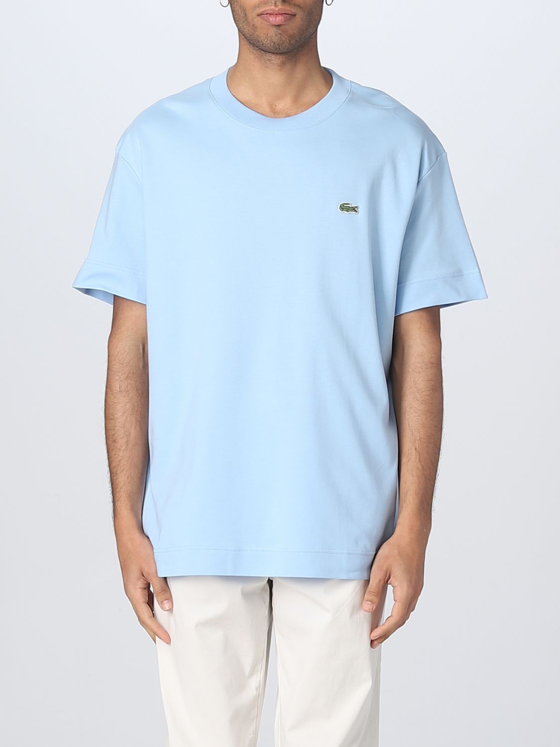 brydning Himmel Vi ses t-shirt for man - Turquoise | Lacoste t-shirt TH1708 online on GIGLIO.COM