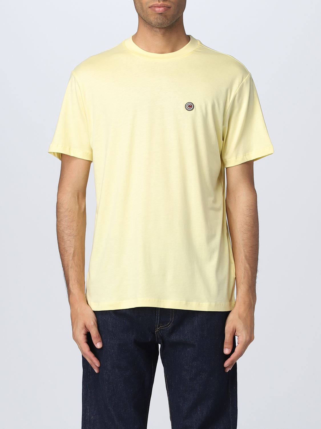 COLMAR: t-shirt for man - Yellow | Colmar t-shirt 75798WS online on ...
