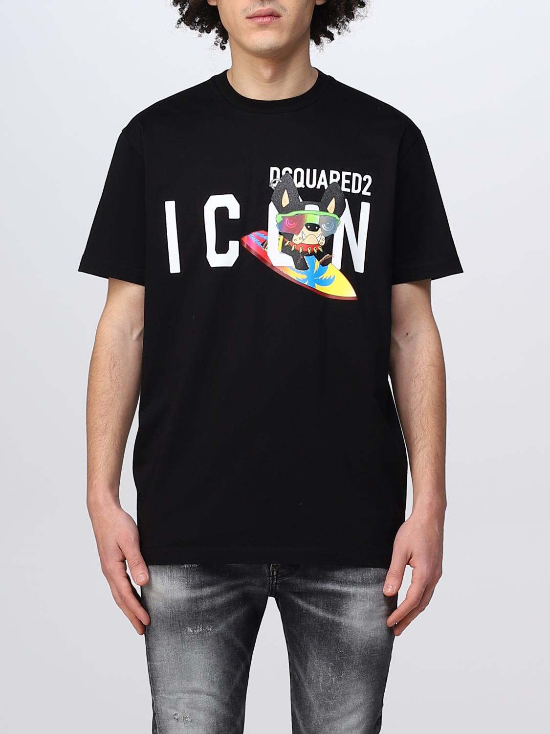Dsquared2 - Man - Black - T-shirt main image 1