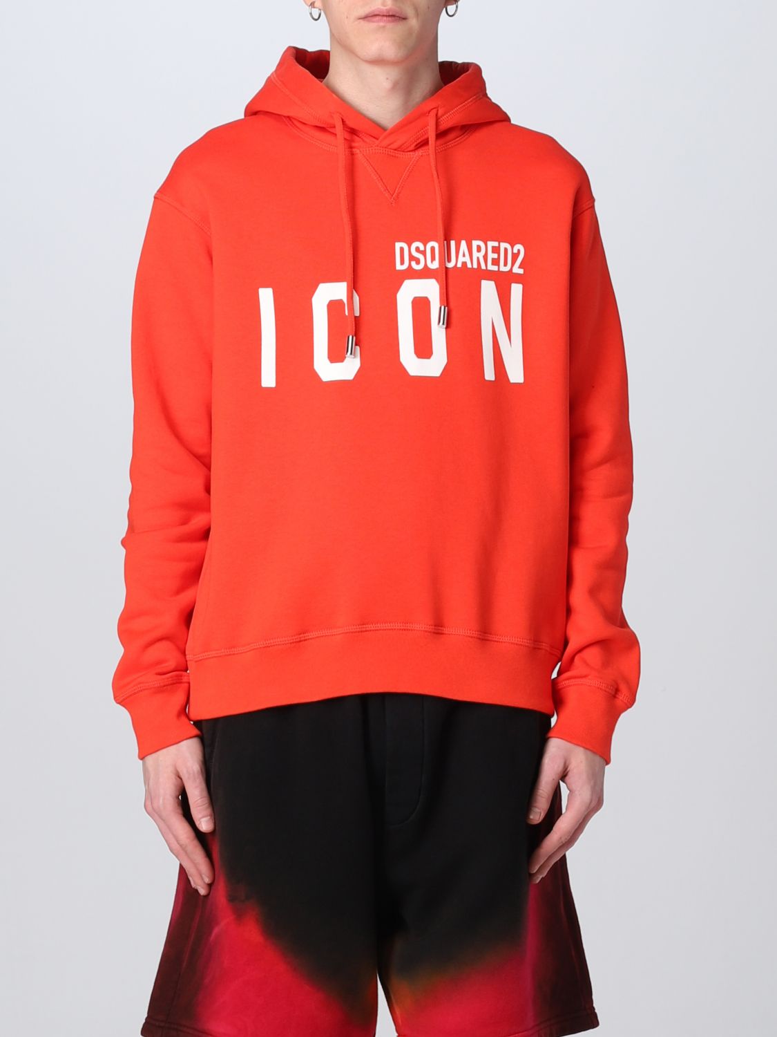 Shop Dsquared2 Sweatshirt In Cotton In Red