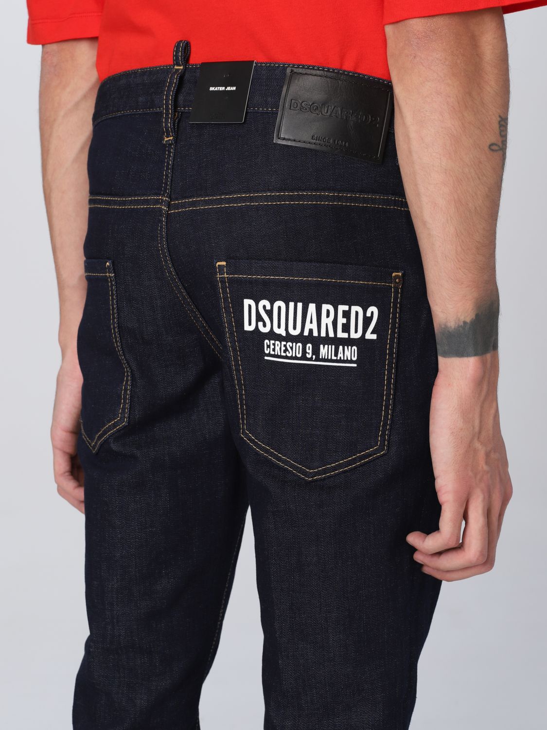 vleet Elektricien Tochi boom DSQUARED2: jeans for man - Blue | Dsquared2 jeans S74LB1198S30664 online on  GIGLIO.COM