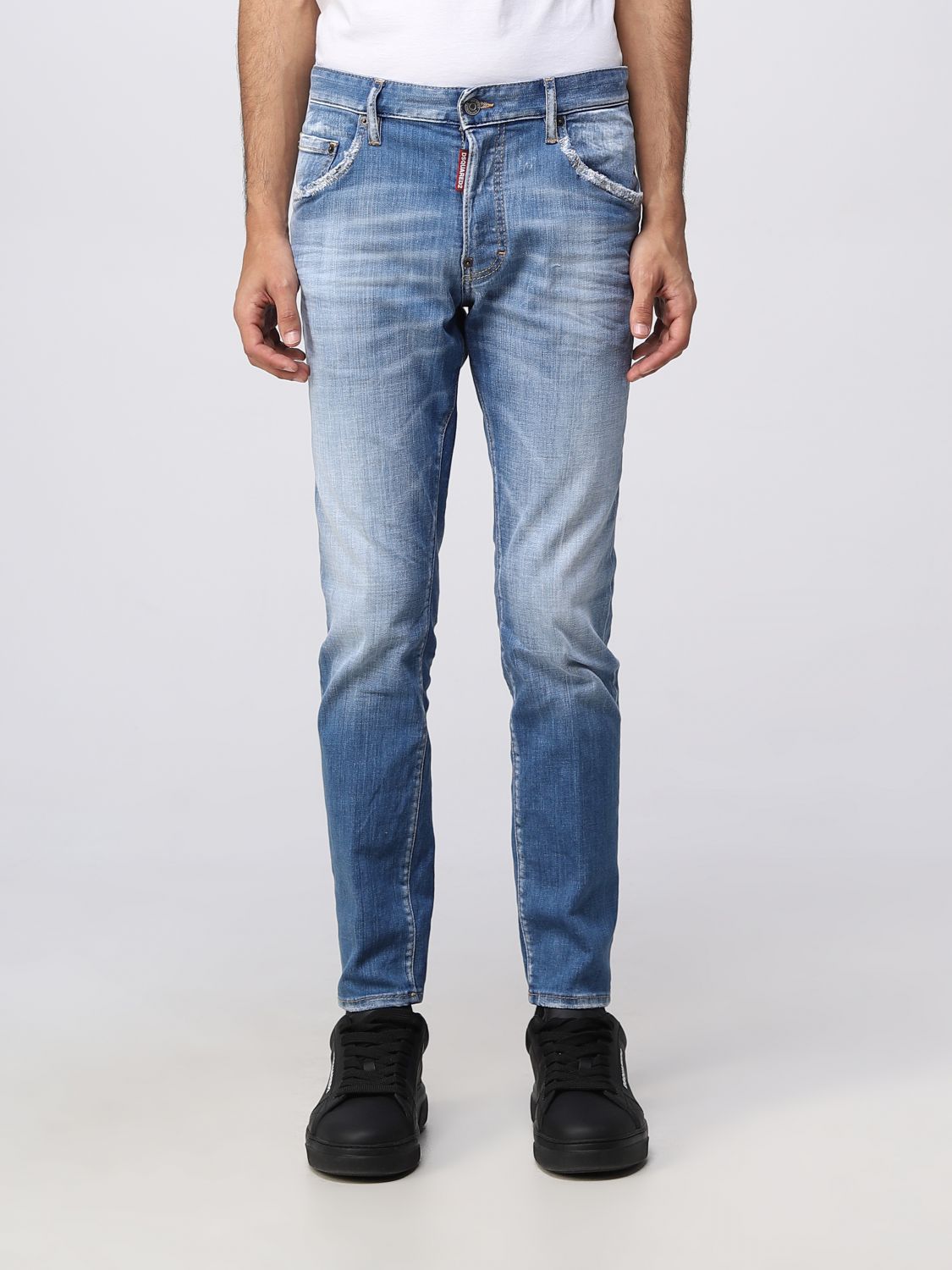 legering Ongepast Struikelen DSQUARED2: jeans for man - Denim | Dsquared2 jeans S74LB1276S30342 online  on GIGLIO.COM
