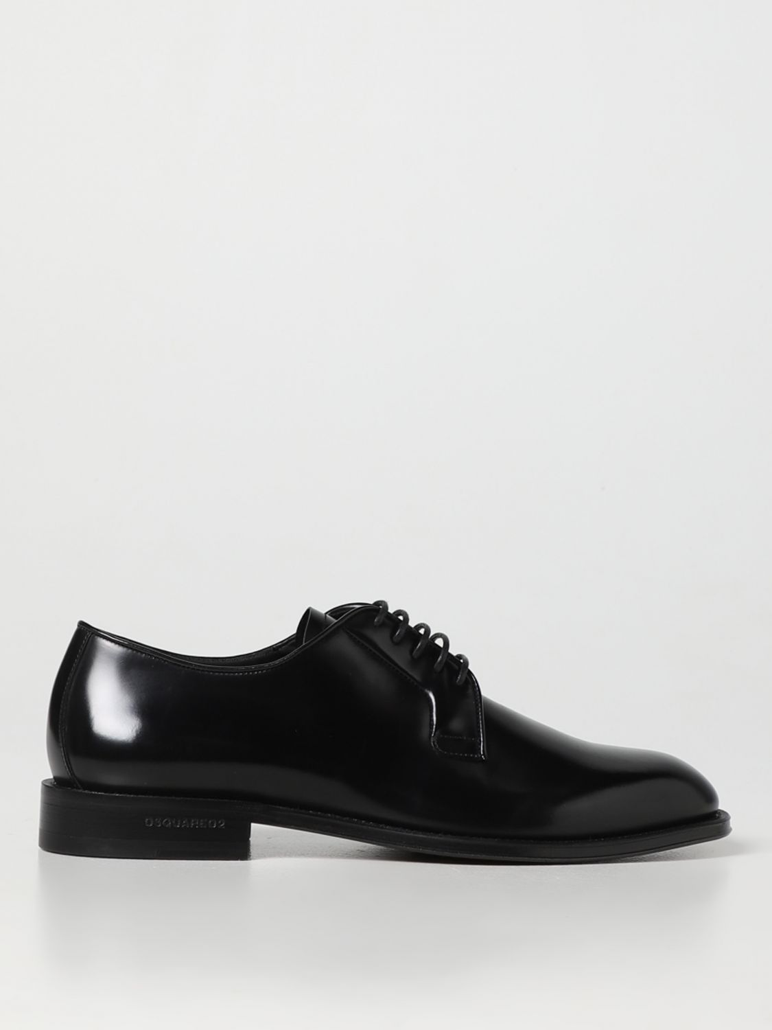 Shop Dsquared2 Derby Shoes In Leather In Black