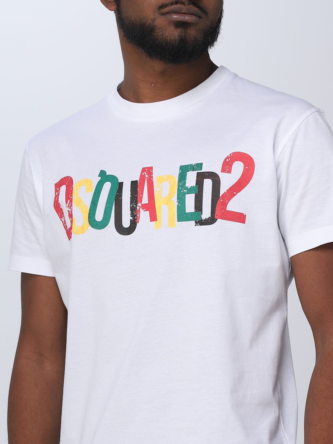 Dsquared2 Outlet: cotton T-shirt - White | Dsquared2 t-shirt