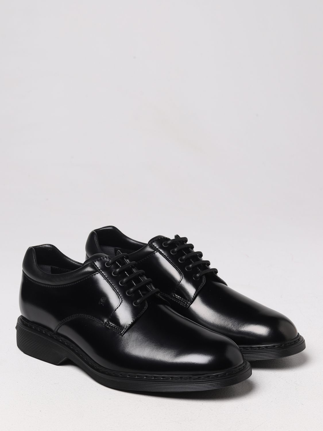 HOGAN: brogue shoes for man - Black | Hogan brogue shoes HXM5760DU60QFY ...