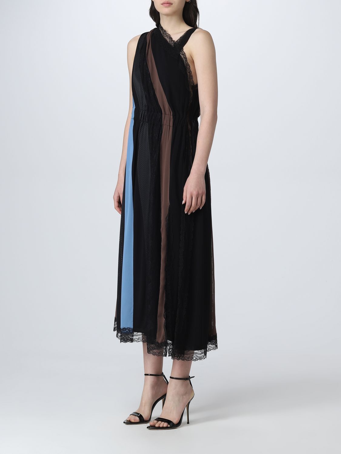 KOCHE': dress for woman - Black | Koche' dress SK1CT0136STZ078 online ...
