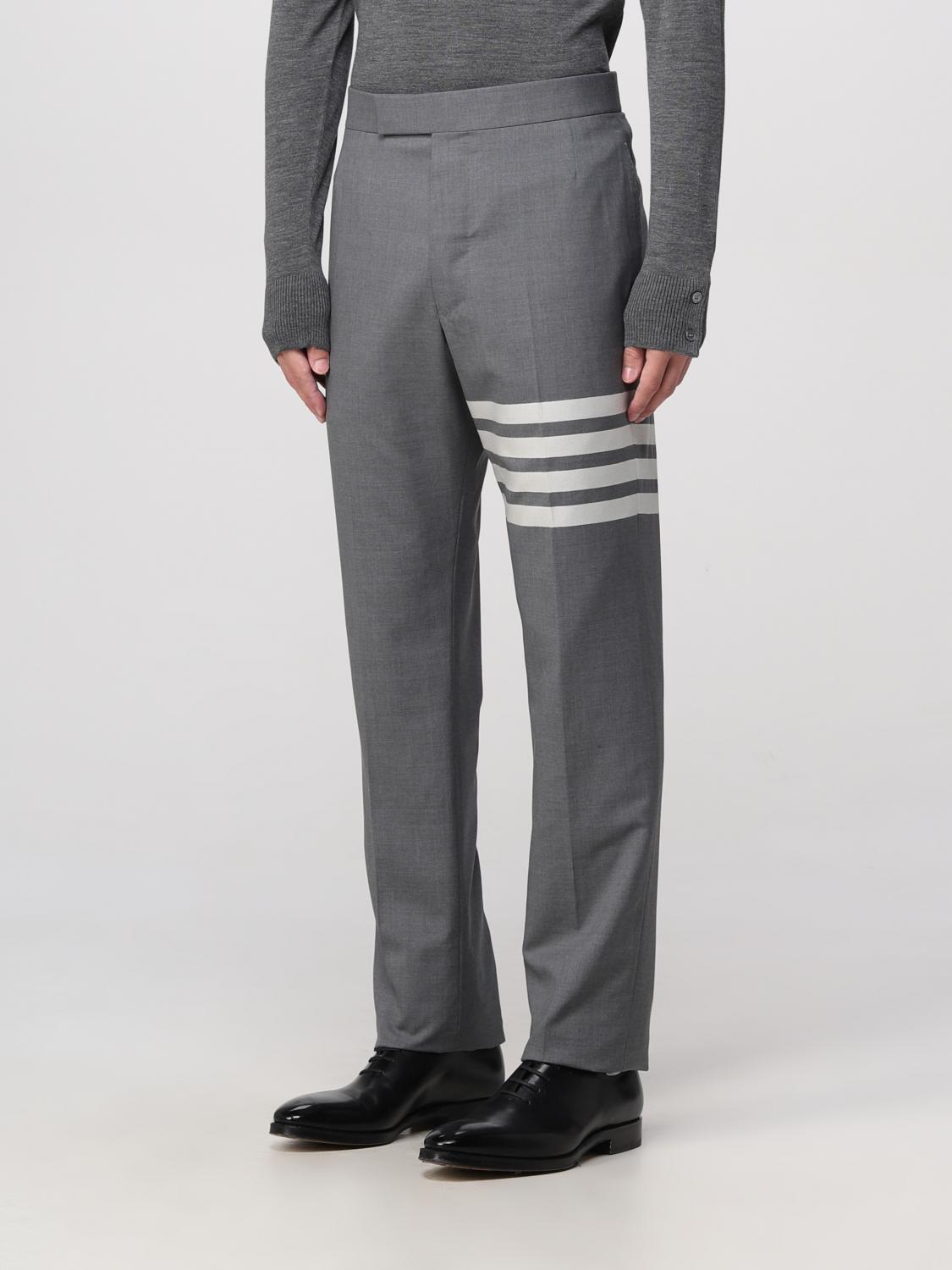 THOM BROWNE pants for man Grey Thom Browne pants MTC001A06146