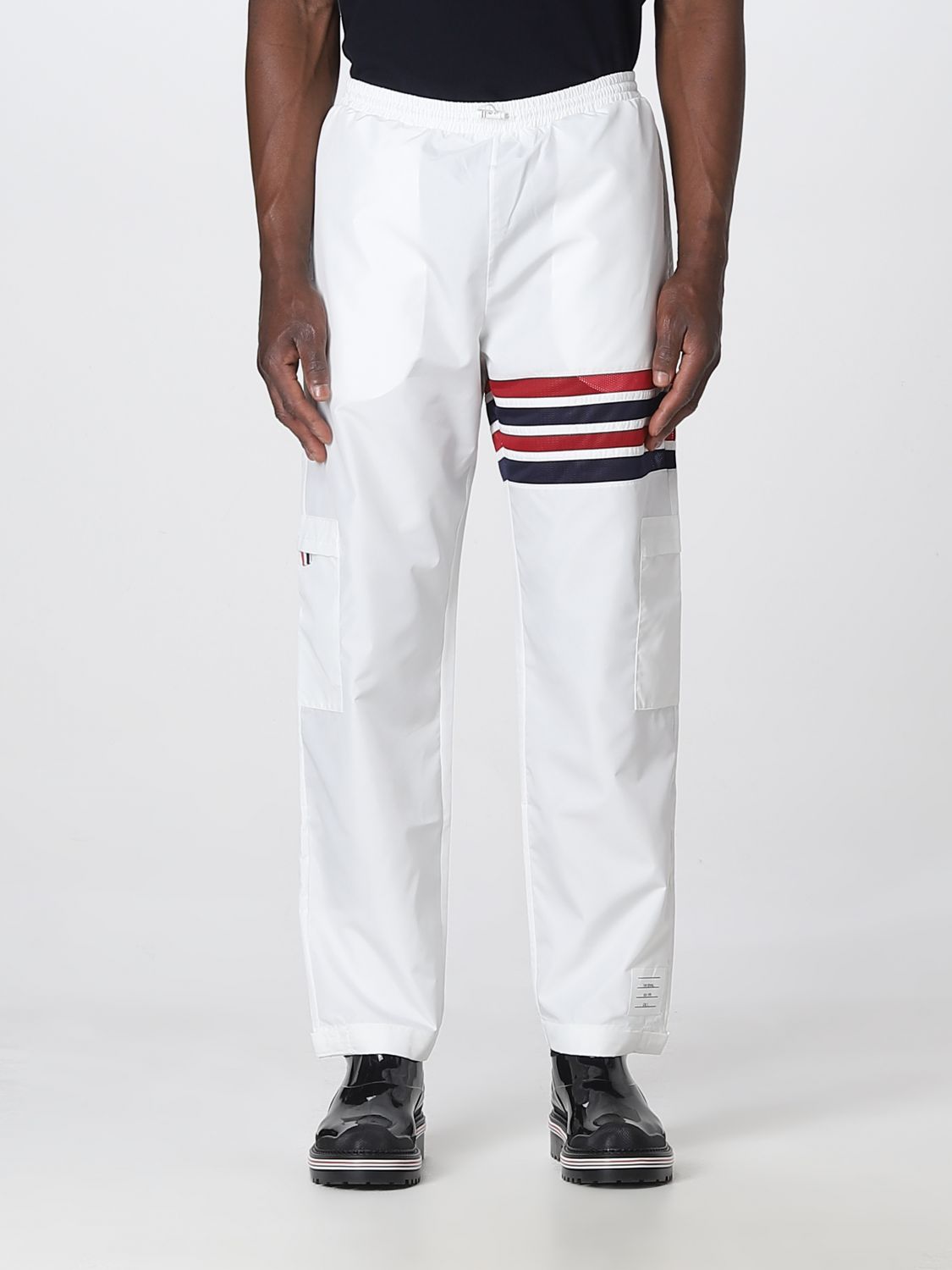Shop Thom Browne Trousers  Men In White