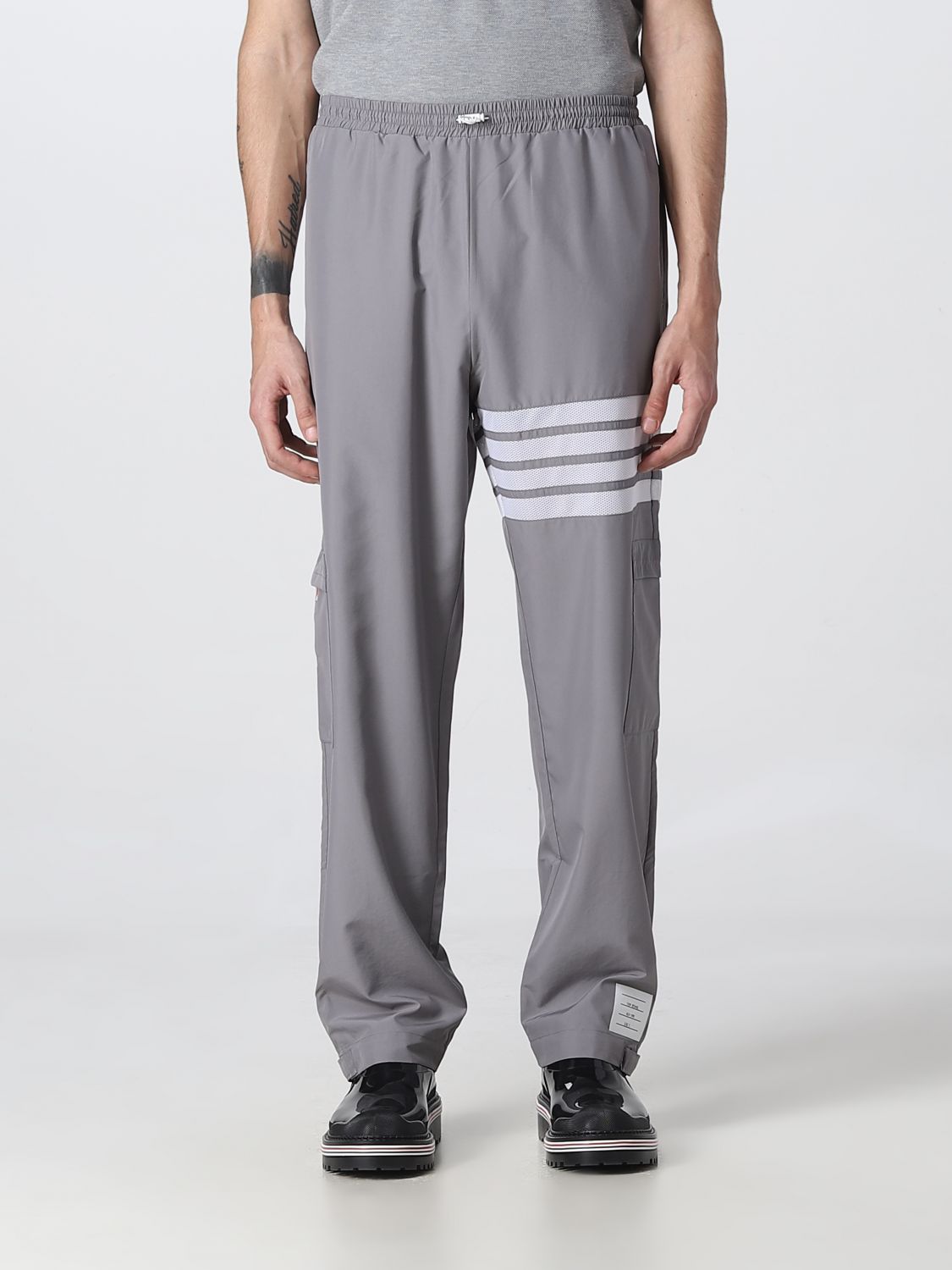 THOM BROWNE THOM BROWN TROUSERS IN TECHNICAL FABRIC,381226020