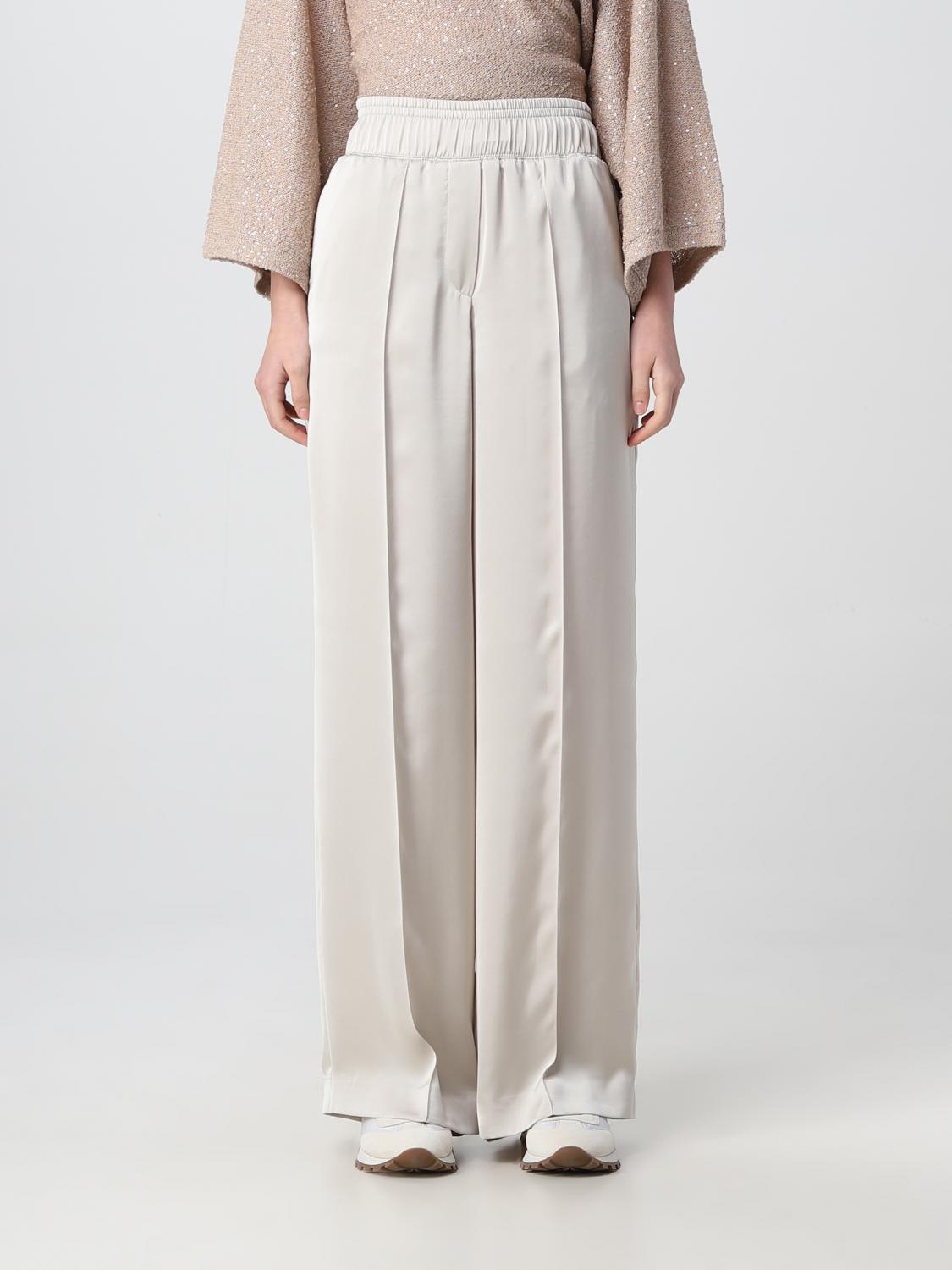 Brunello Cucinelli Pants Woman Color Sand ModeSens