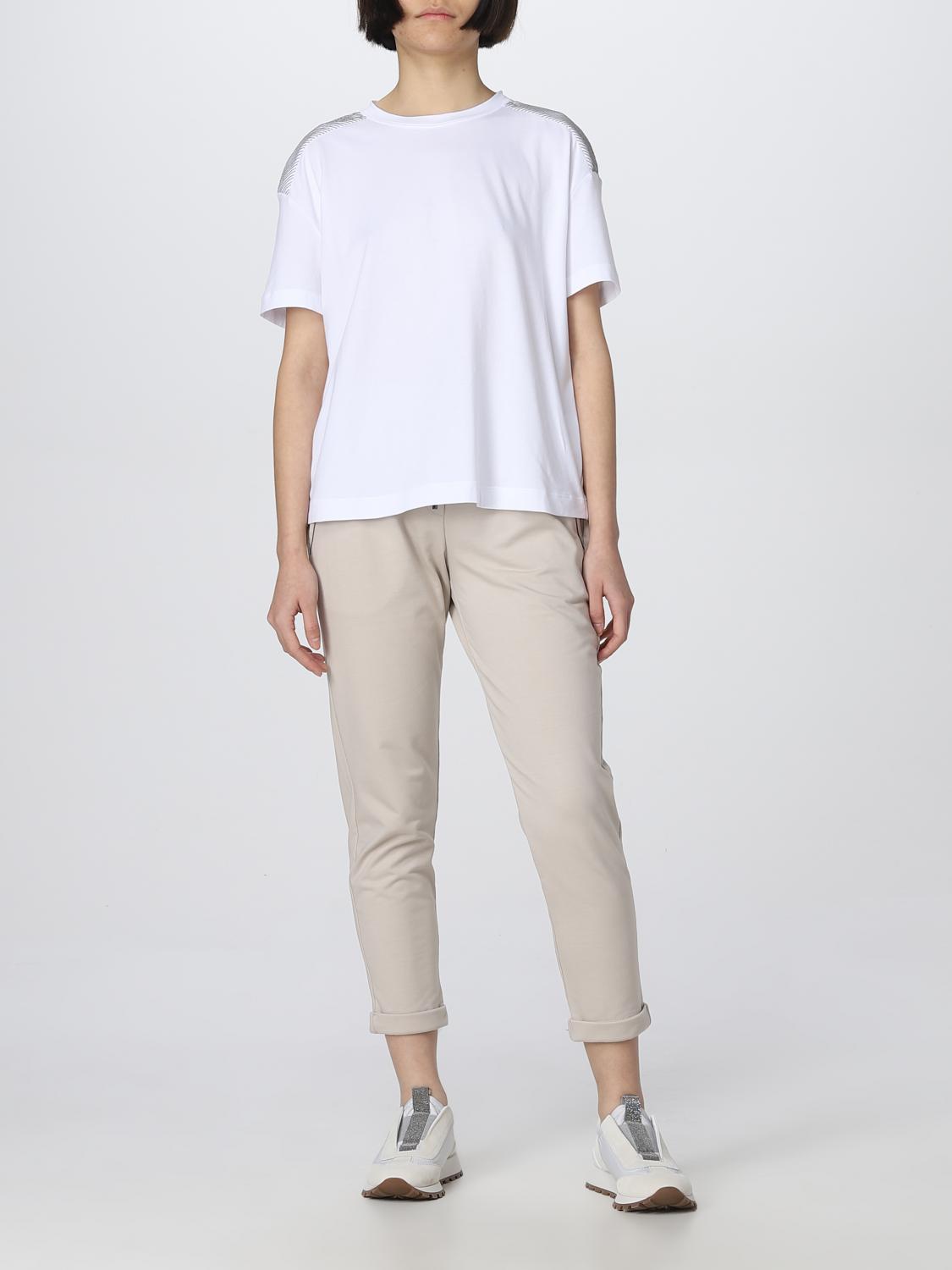 Brunello Cucinelli - Woman - Beige - T-shirt