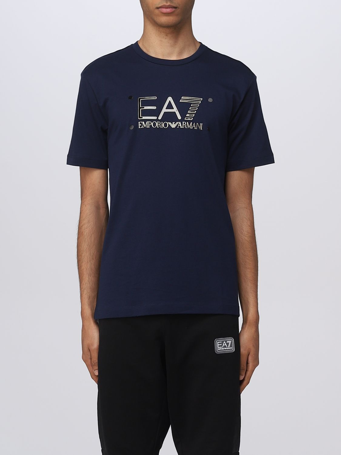 Ea7 T-shirt  Men Color Blue