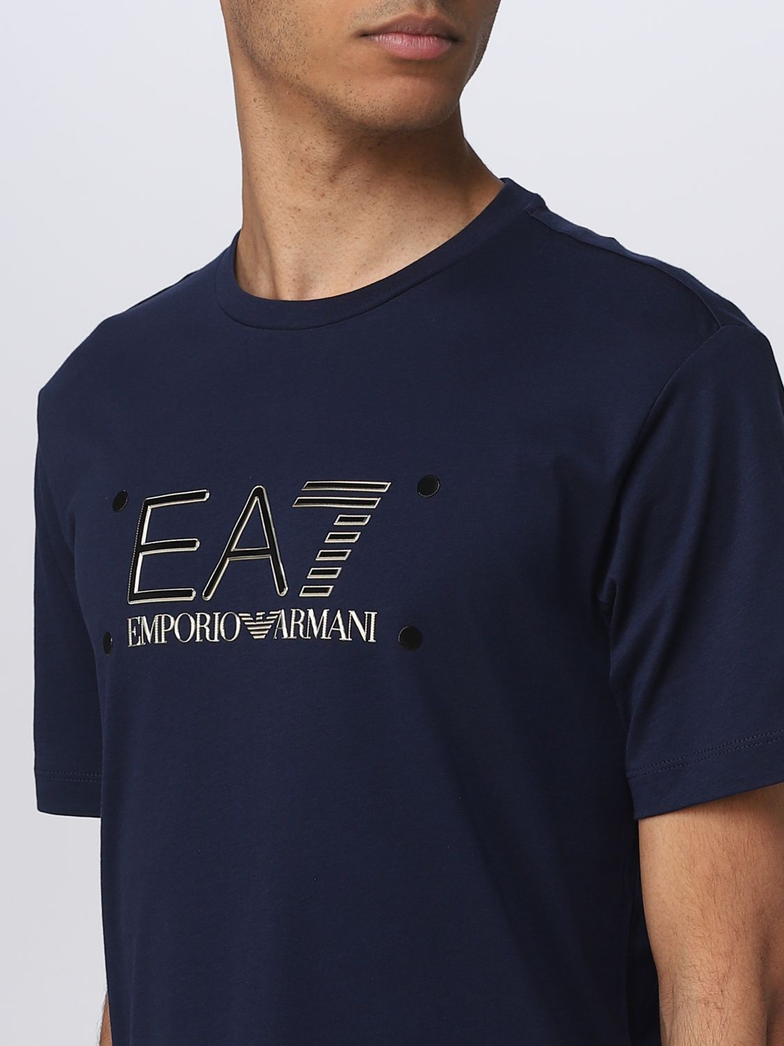 tobben heks wijsheid EA7: t-shirt for man - Blue | Ea7 t-shirt 3RPT20PJM9Z online on GIGLIO.COM