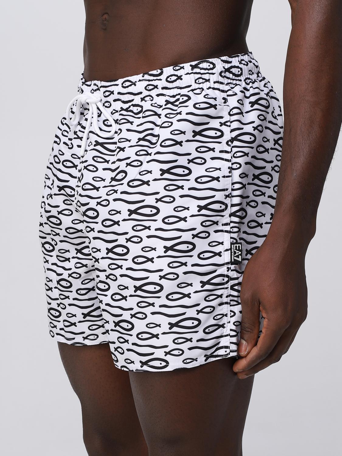 EA7 SWIMWEAR swimsuit for man White Ea7 Swimwear swimsuit 902000