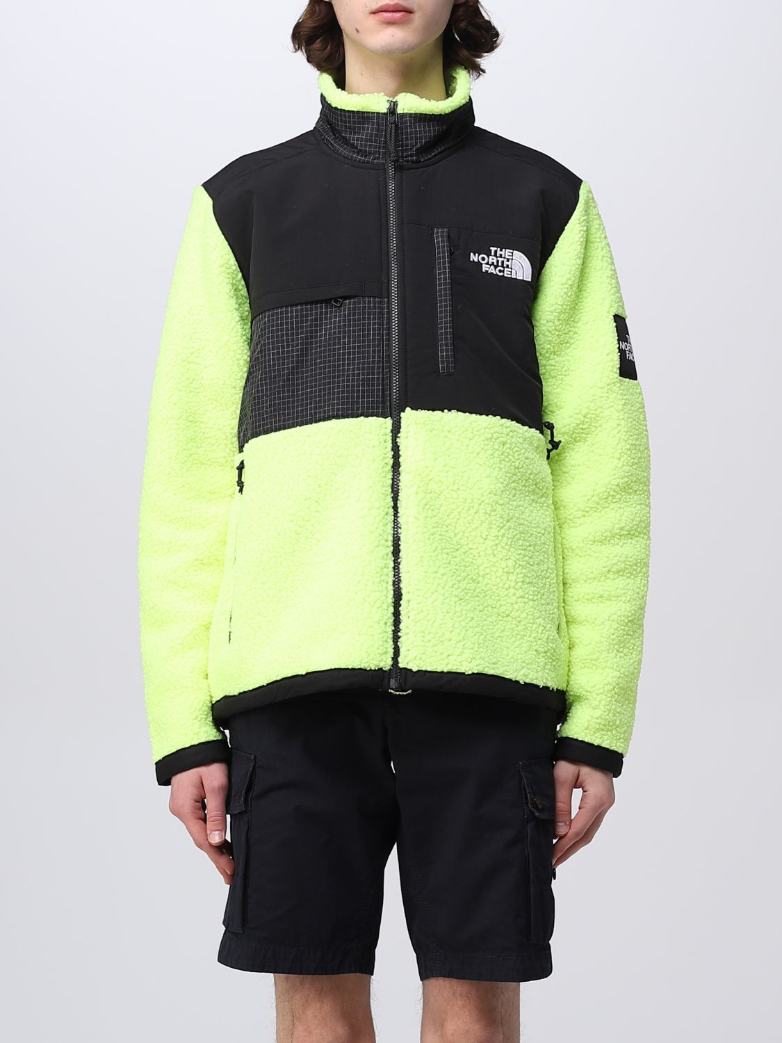 Giacca The North Face: Giacca Denali The North Face in nylon e pile lime 1