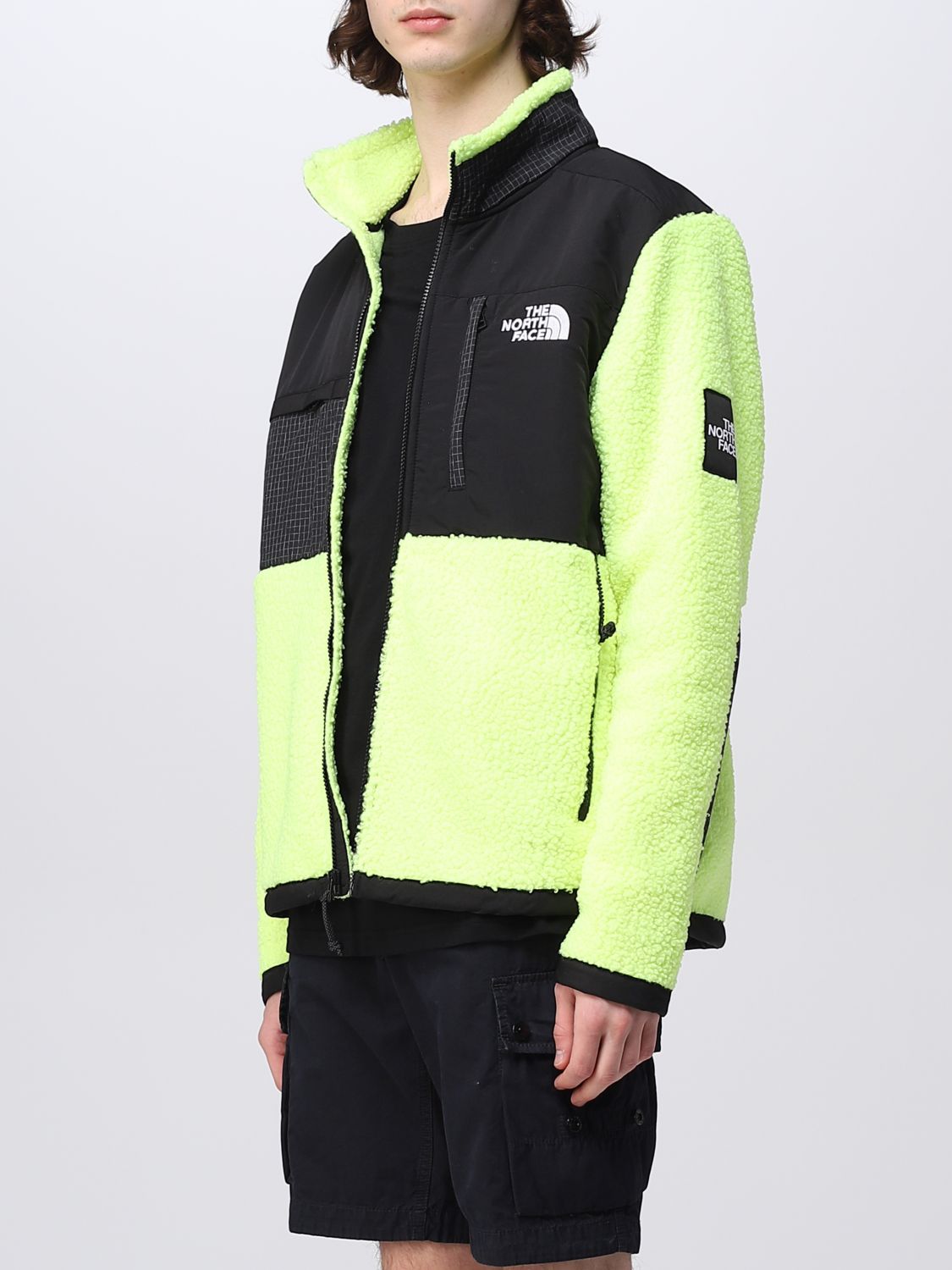 Giacca The North Face: Giacca Denali The North Face in nylon e pile lime 3