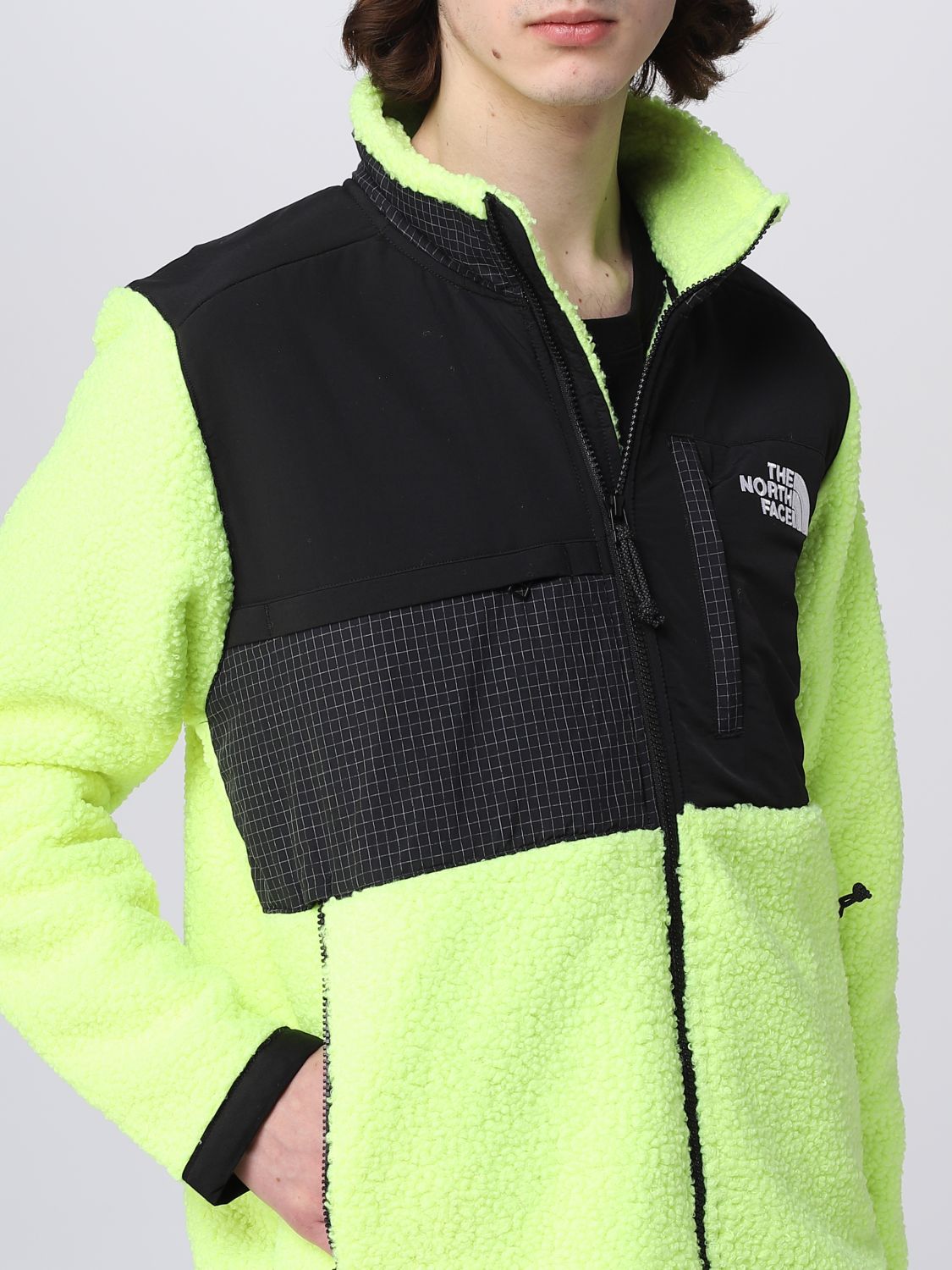Giacca The North Face: Giacca Denali The North Face in nylon e pile lime 5