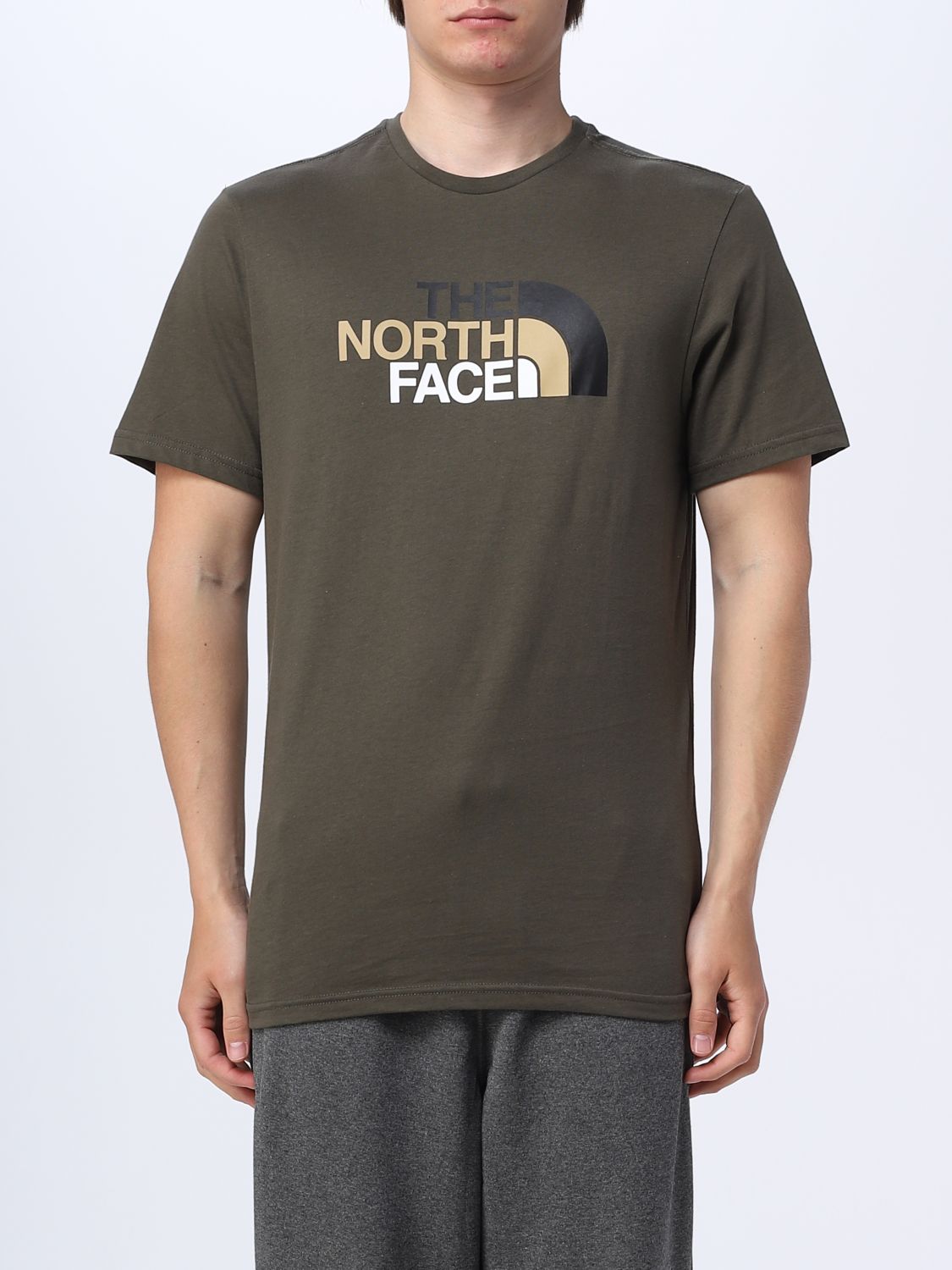 The North Face T-shirt  Men Color Grass Green