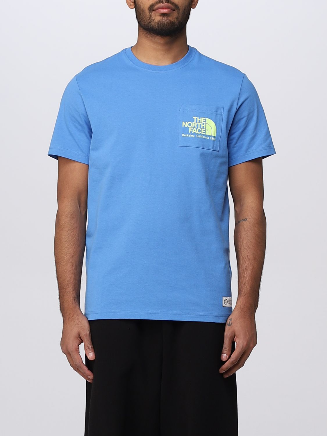 The North Face T-shirt  Men Color Turquoise