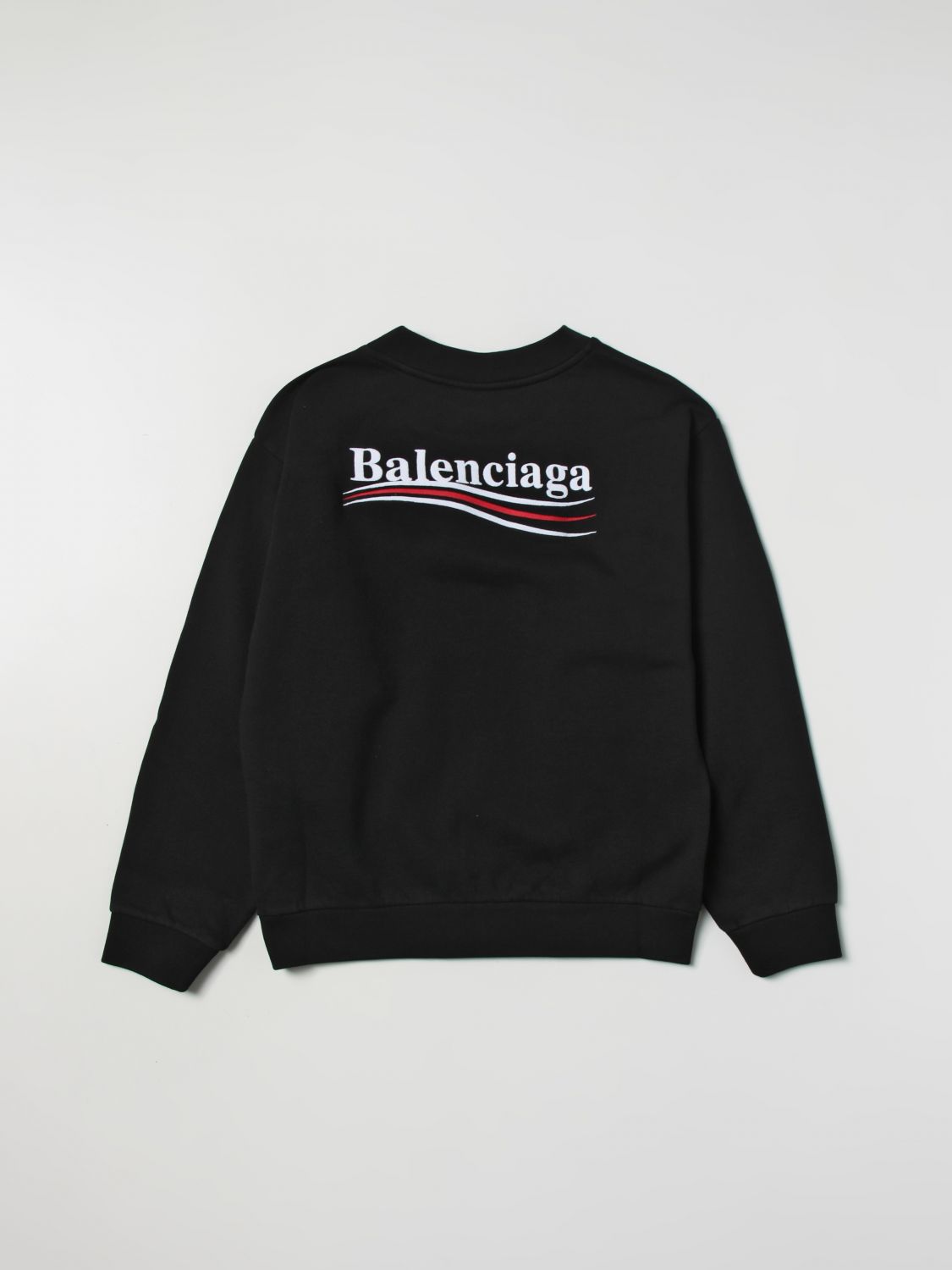 Black Pullover Puffer Coat by Balenciaga on Sale