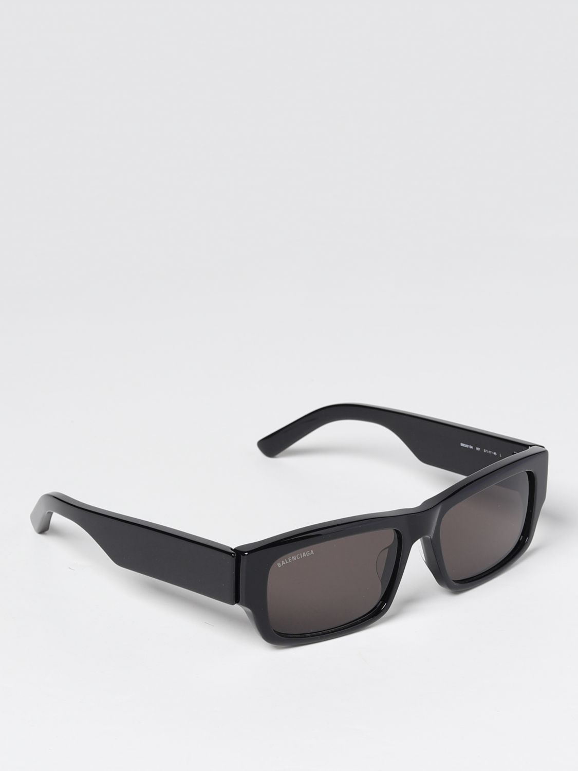 Oversize Rectangle Sunglasses in Black  Balenciaga US