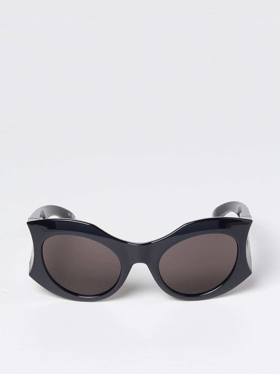 BALENCIAGA Hourglass sunglasses in acetate Black Balenciaga