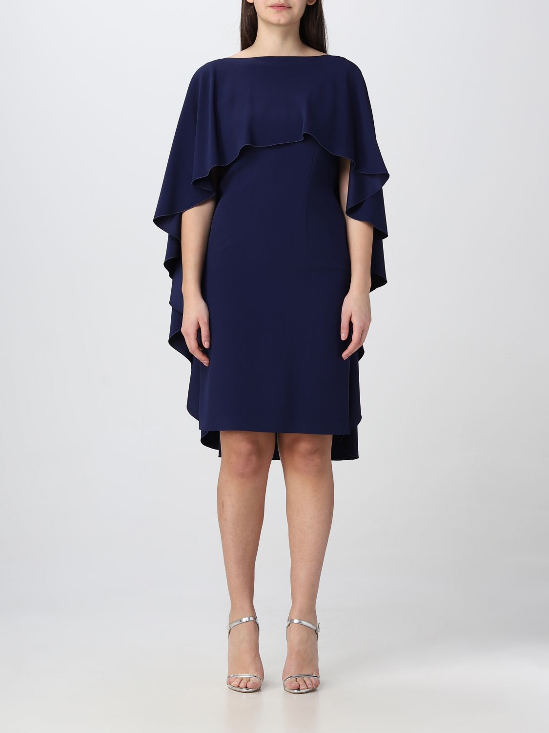 Shop Alberta Ferretti Dress  Woman Color Blue