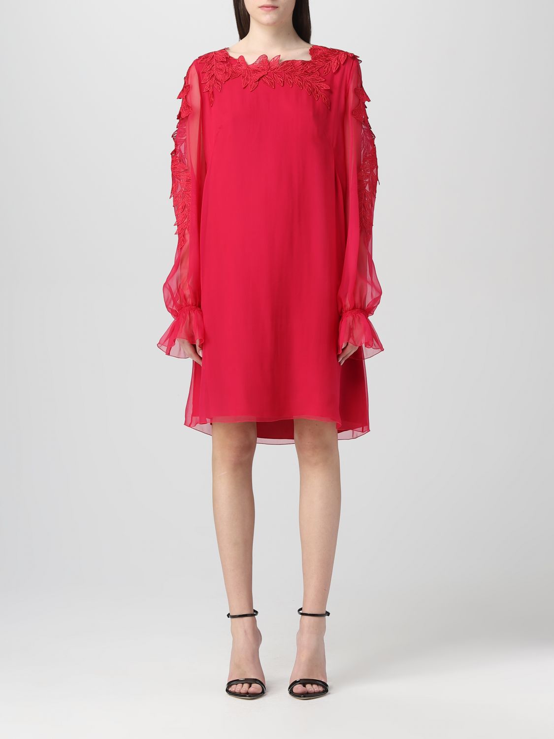 Alberta Ferretti Dress Woman Color Fuchsia