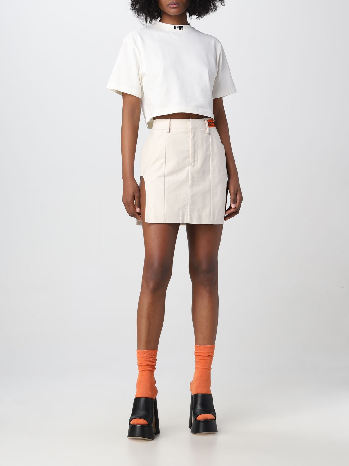 Skirt Heron Preston: Heron Preston skirt for women white 2