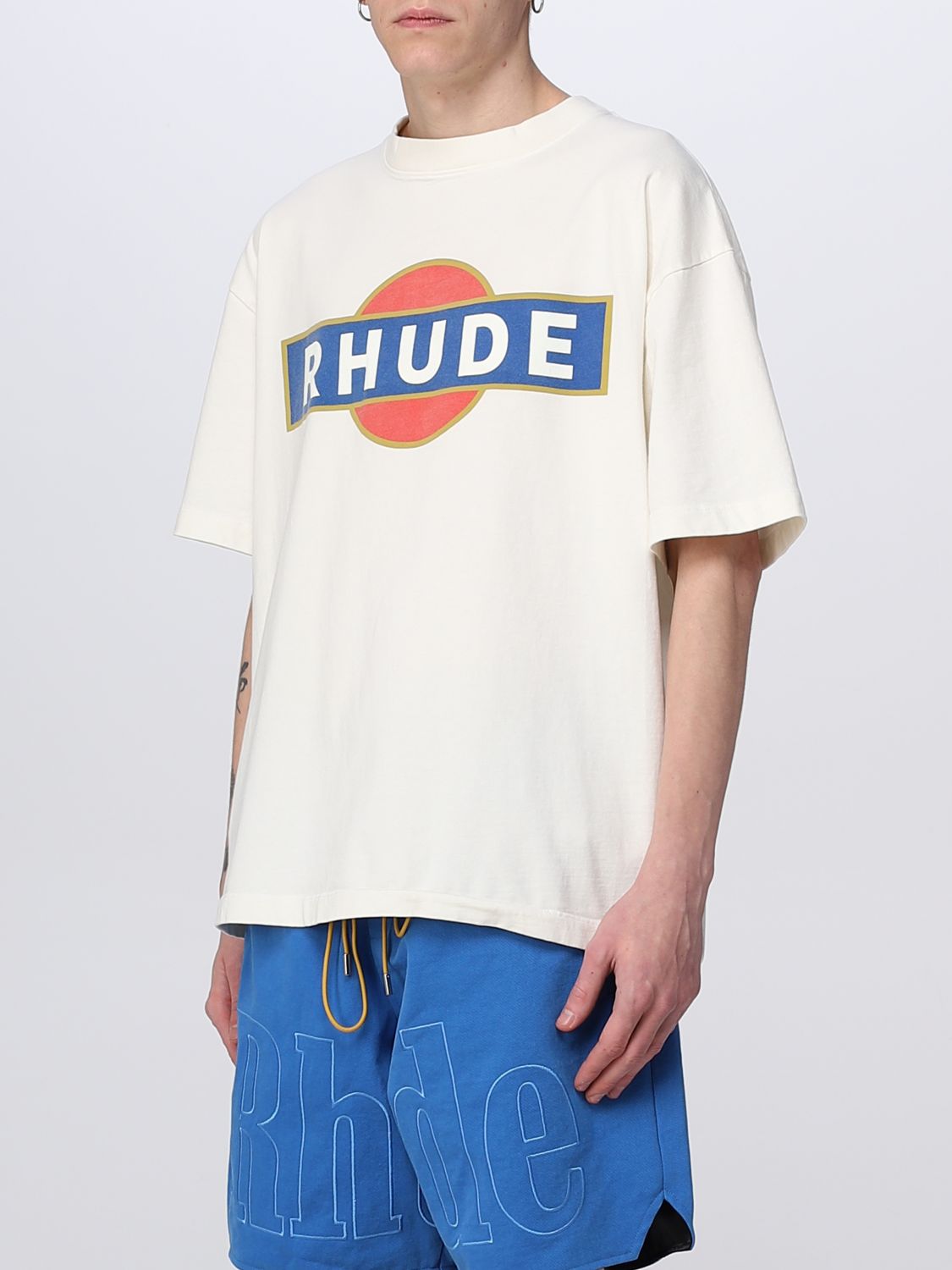 RHUDE：Tシャツ メンズ - イエロークリーム | GIGLIO.COMオンラインの