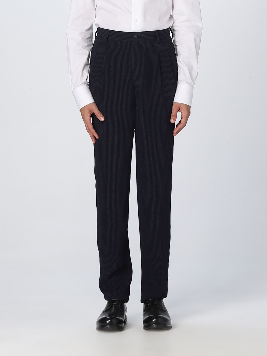 Shop Giorgio Armani Pants  Men Color Black
