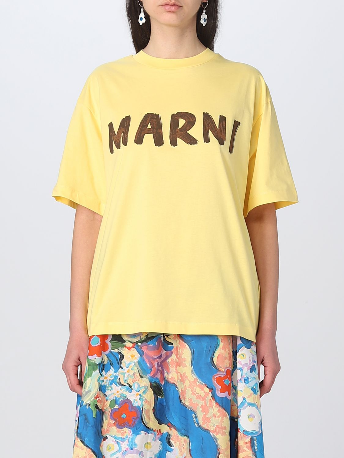 Marni T-shirt  Woman Color Yellow