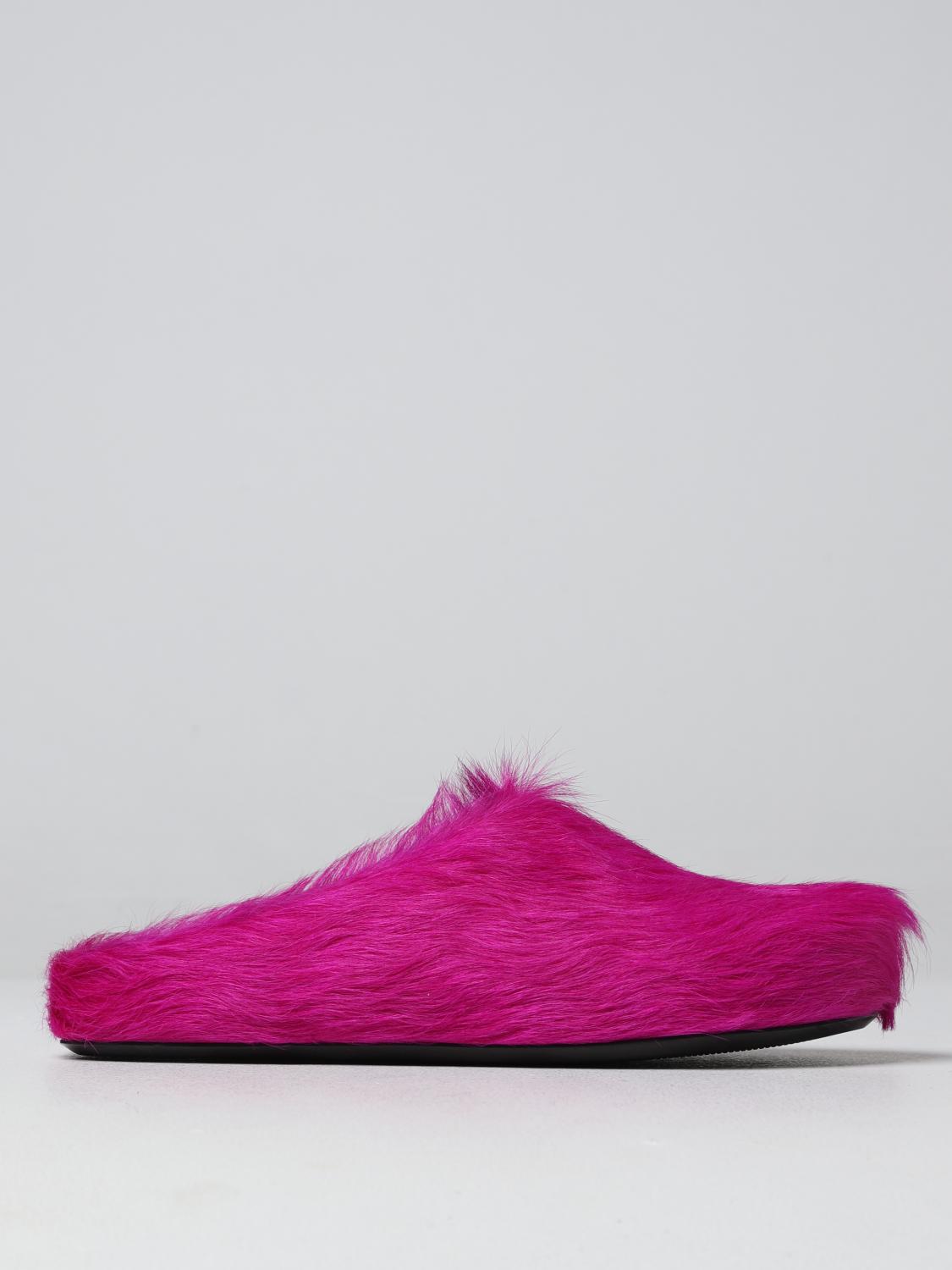 Marni Sabot In Fuchsia