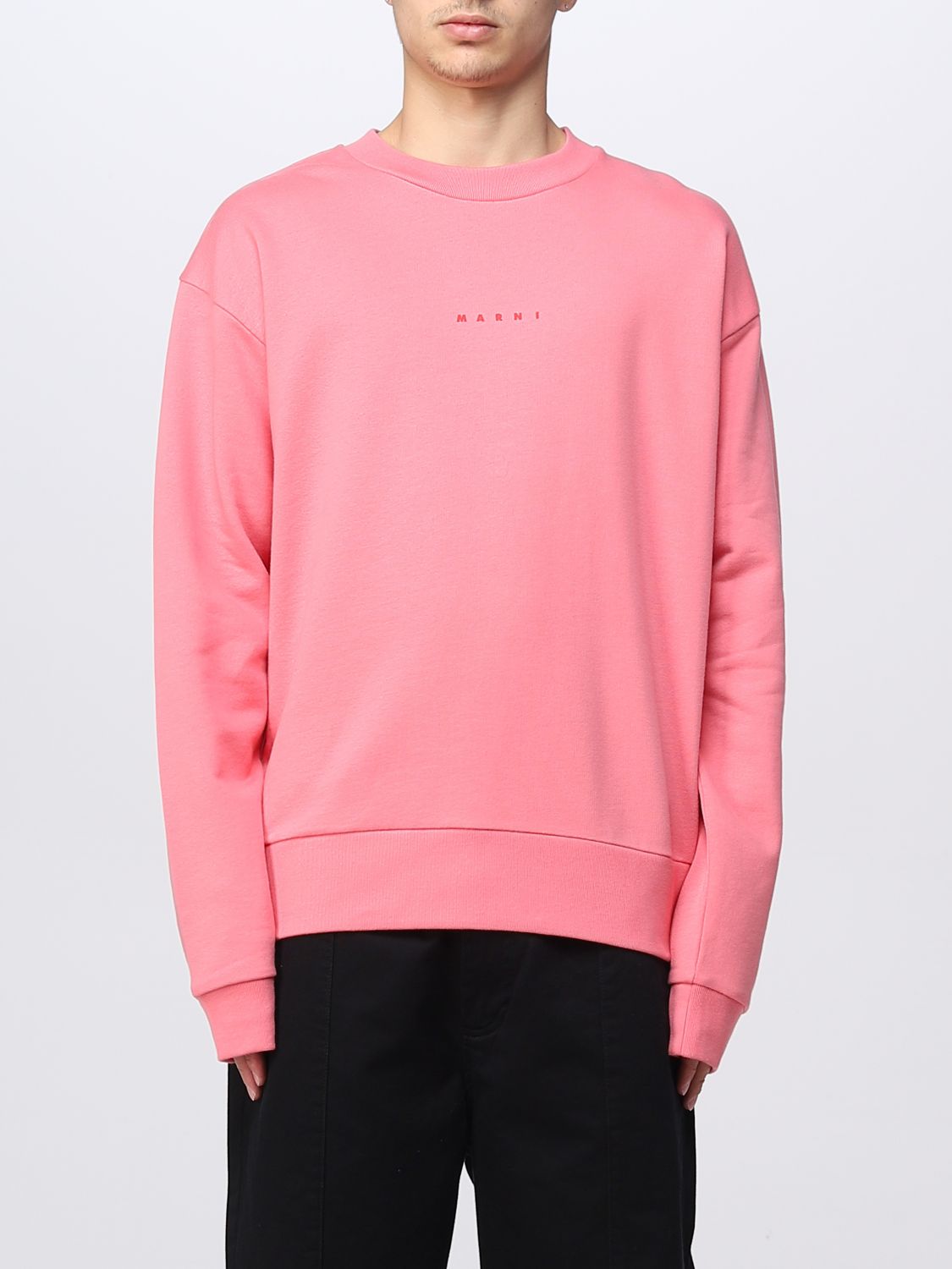 Shop Marni Sweatshirt  Men In Pink
