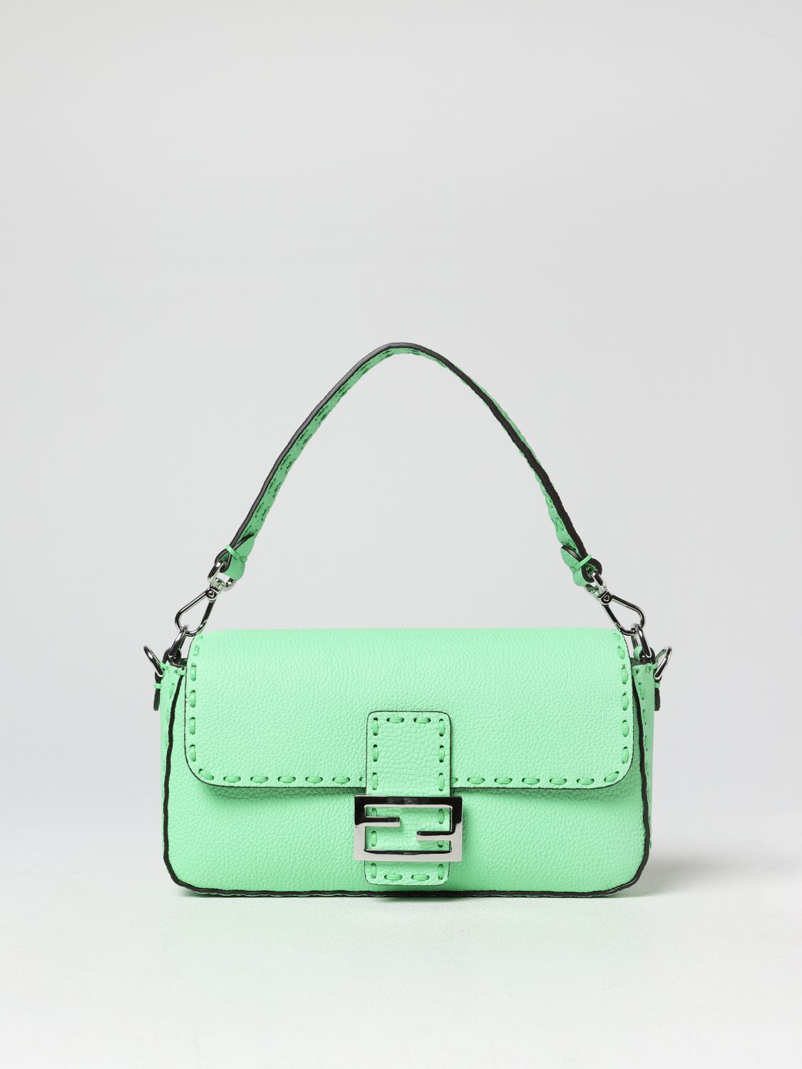 Shoulder Bag FENDI Woman colour Green