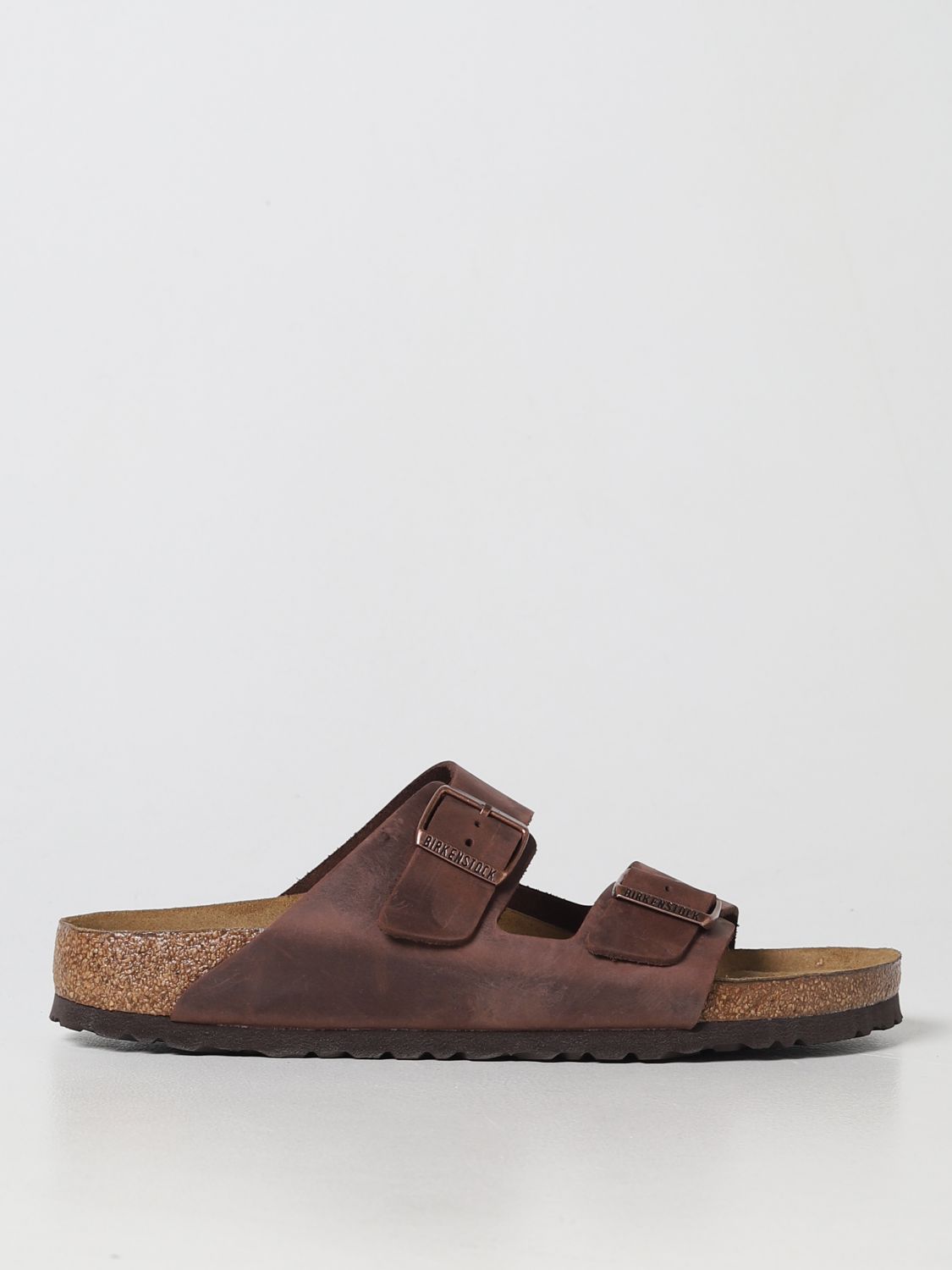 BIRKENSTOCK: sandals for man - Dark | Birkenstock sandals 452763 online ...