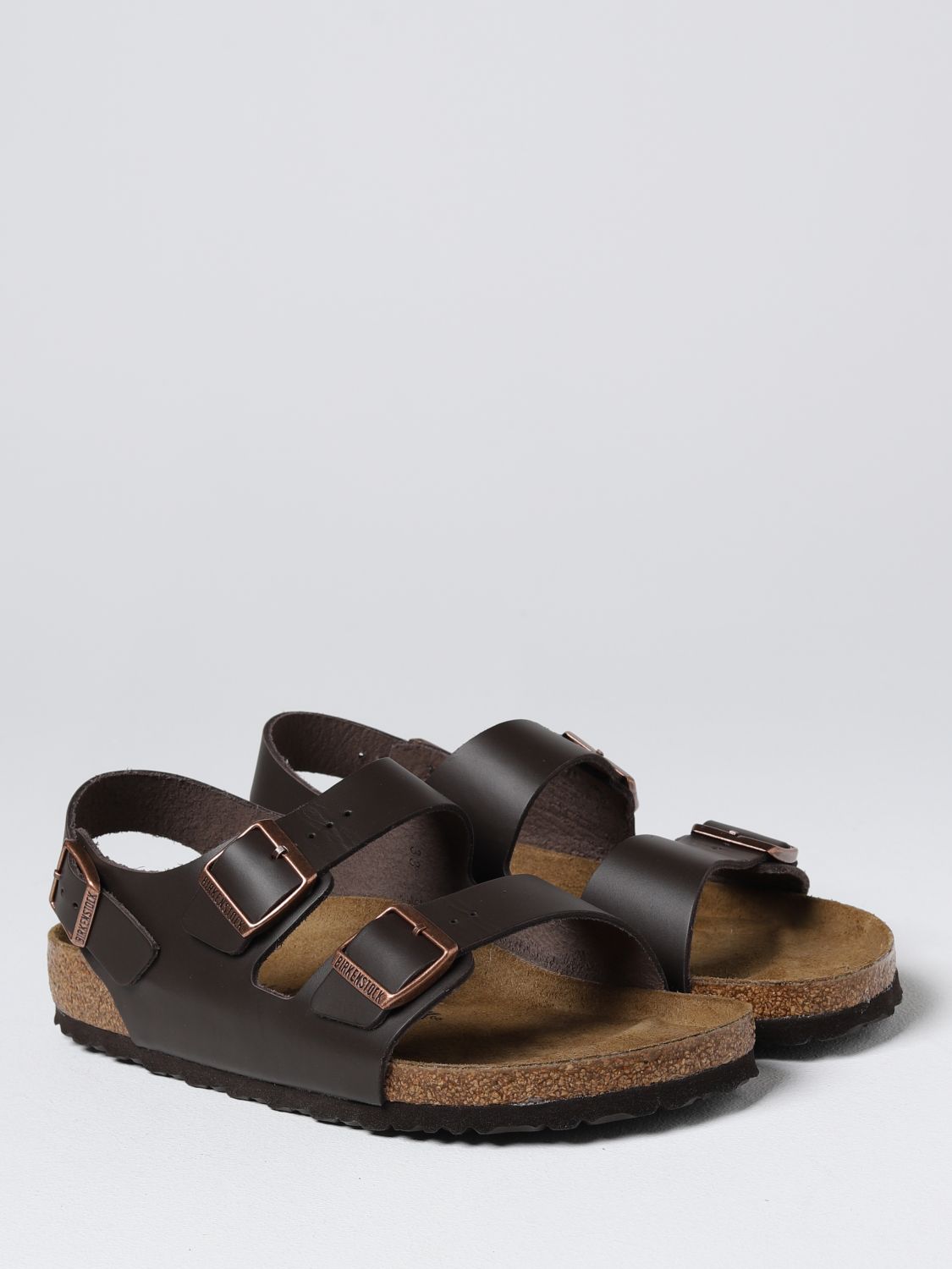 BIRKENSTOCK: sandals for man - Brown | Birkenstock sandals 034103 ...