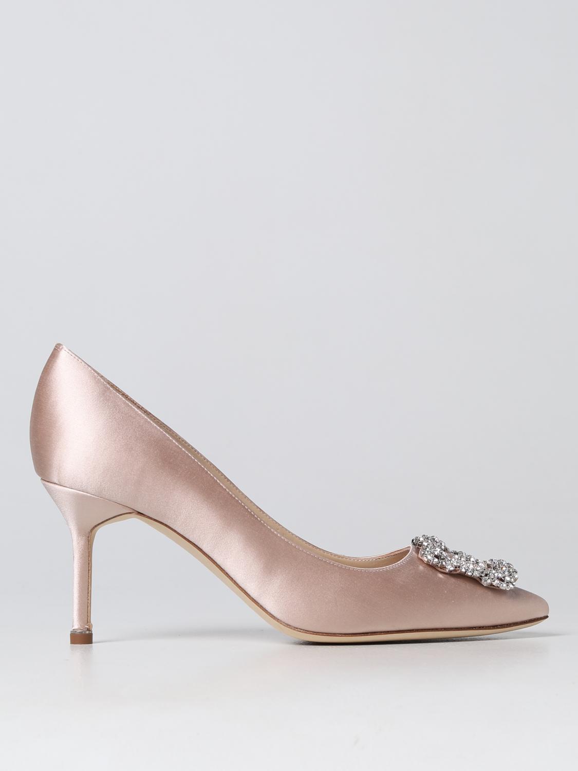 Manolo Blahnik Pumps Woman Color Blush Pink ModeSens