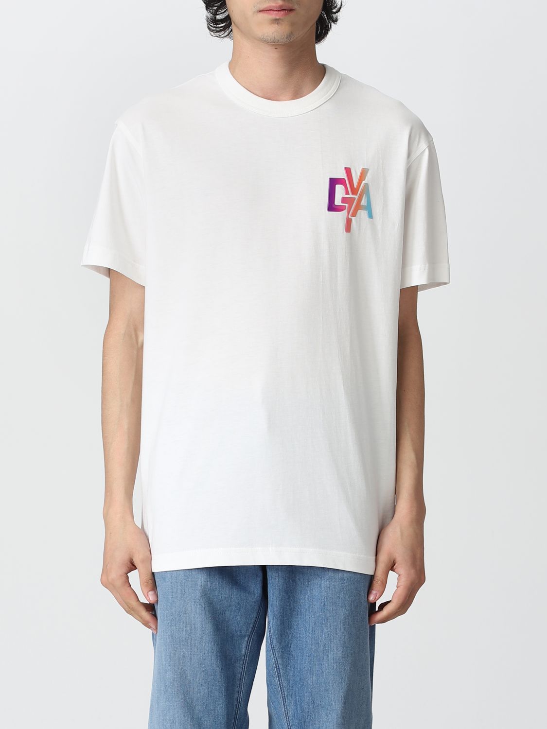 Shop Duvetica T-shirt  Men Color White