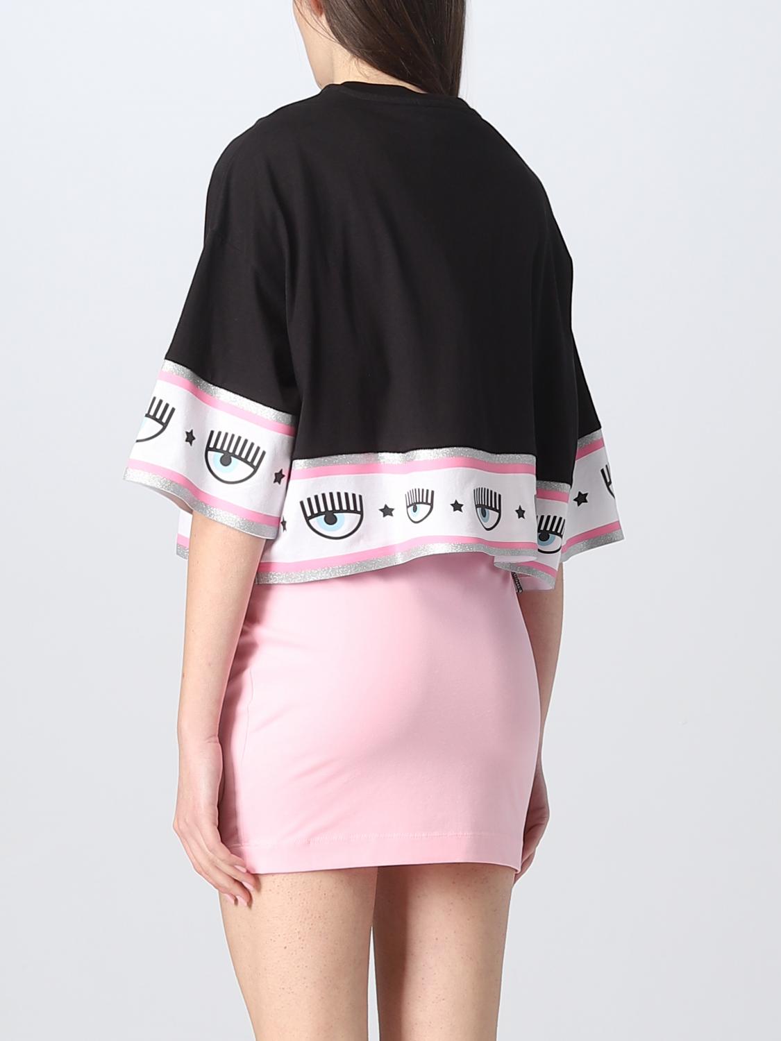 T-shirt Chiara Ferragni: T-shirt Chiara Ferragni in cotone nero 2