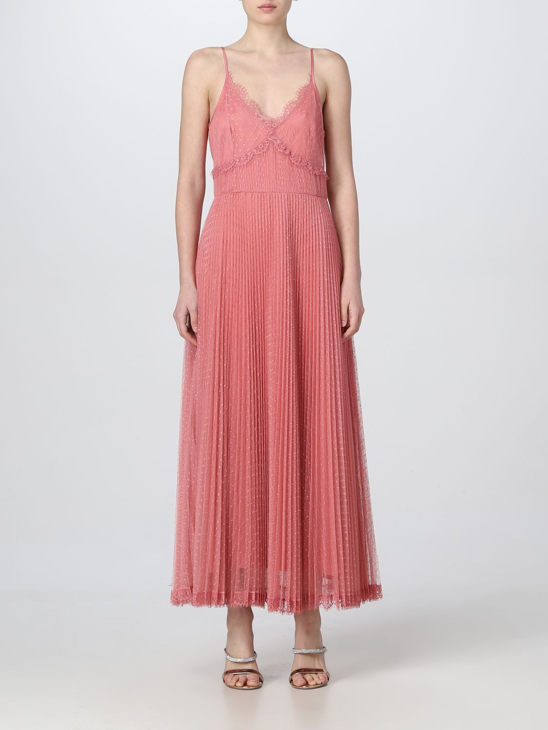 TWINSET: dress for woman - Pink | Twinset dress 231TP2440 online on ...