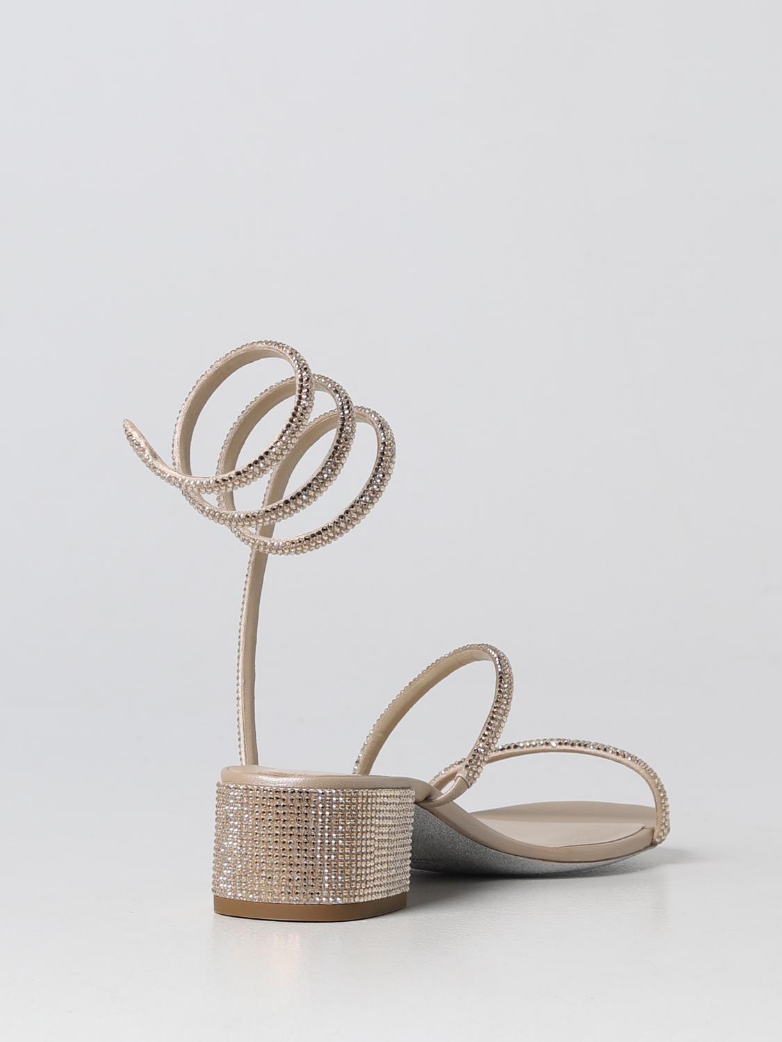 Sandales à talons Rene Caovilla: Sandales à talons Rene Caovilla femme chair 3