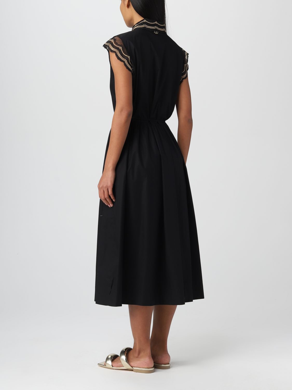 TWINSET: dress for woman - Black | Twinset dress 231TT2120 online on ...