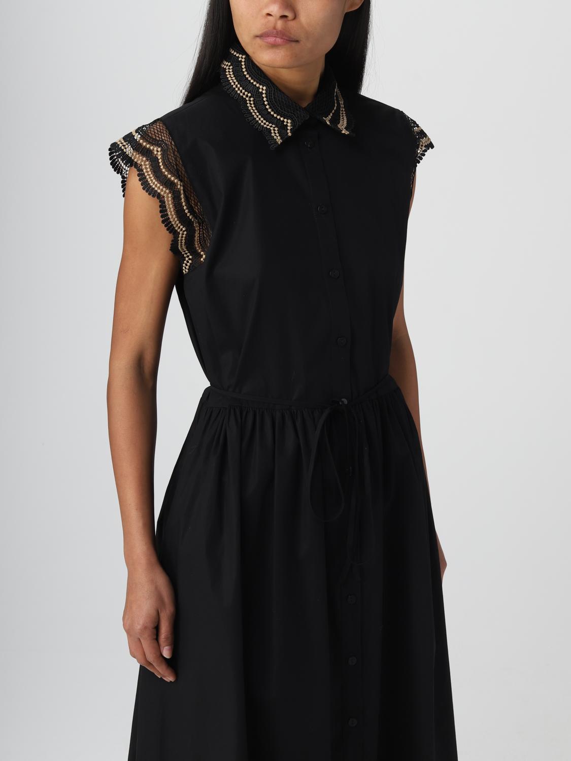 TWINSET Dress For Woman Black Twinset Dress 231TT2120 Online On