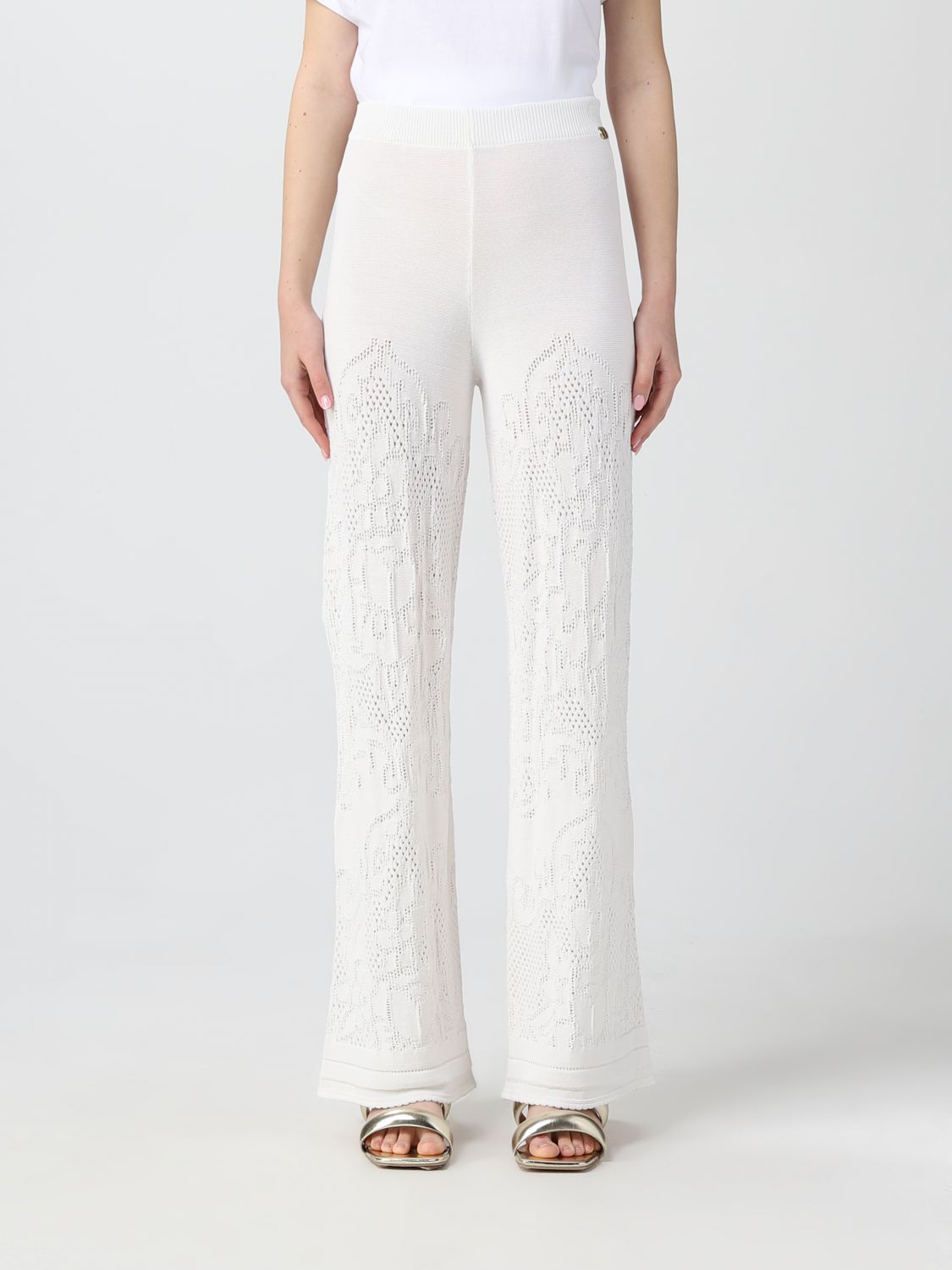 Twinset Pants  Woman Color White