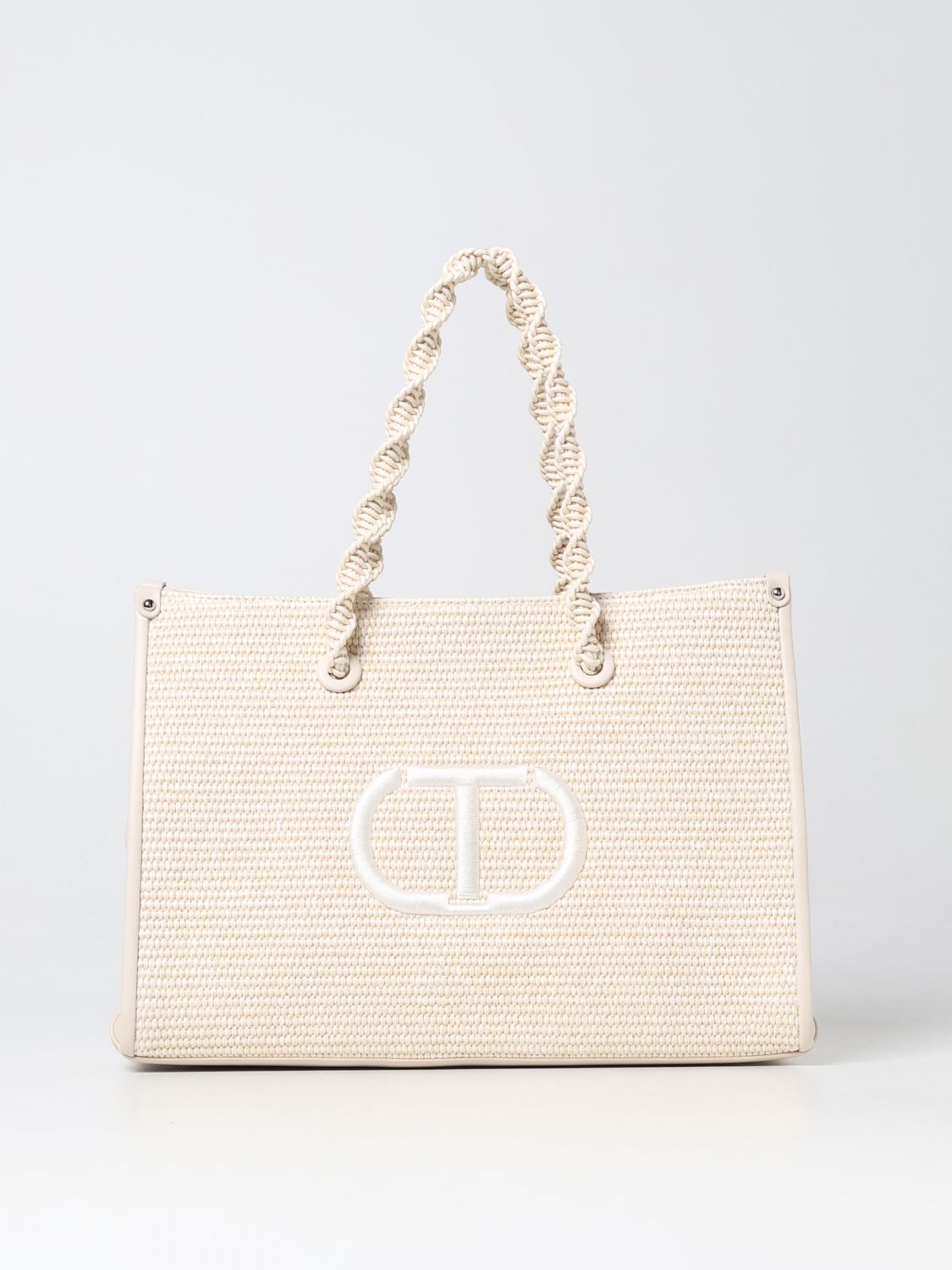 Twinset Tote Bags  Woman In Natural