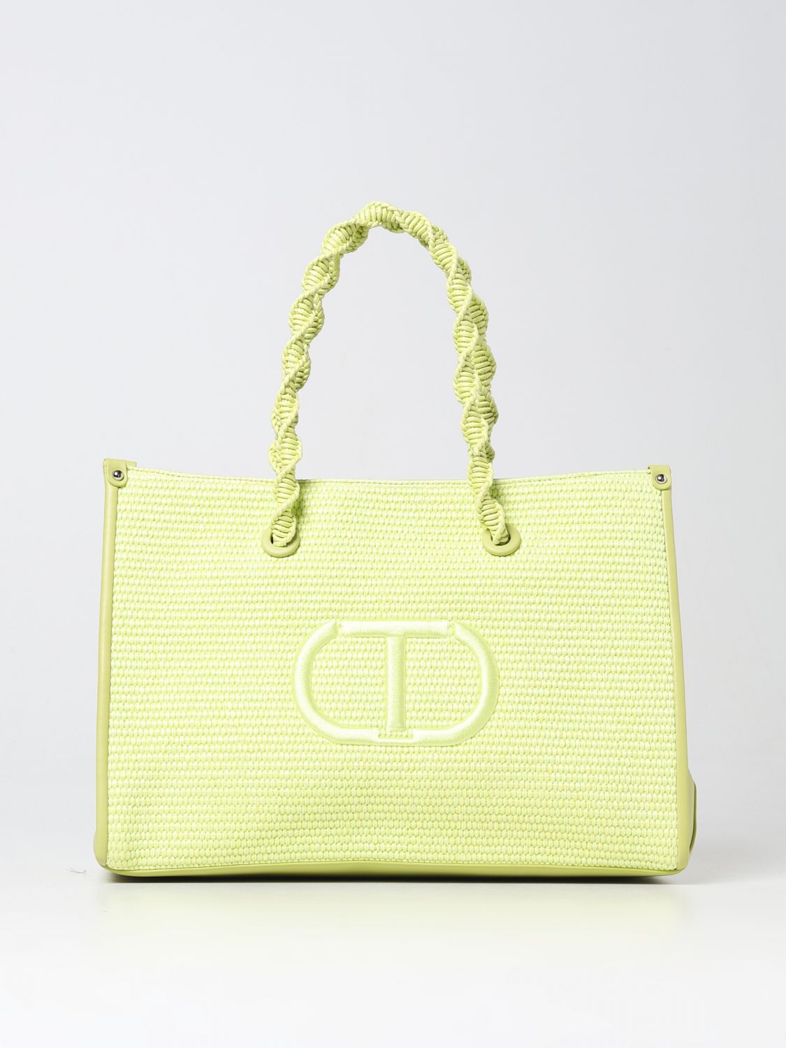 Twinset Tote Bags  Woman In Lime