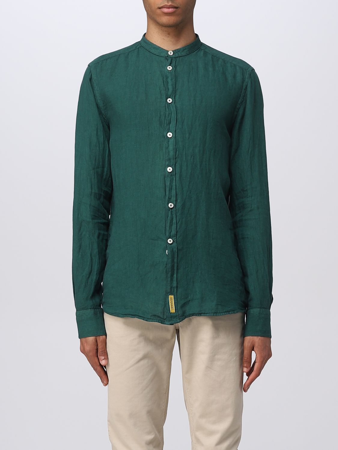 An American Tradition Shirt  Men In Forest Green