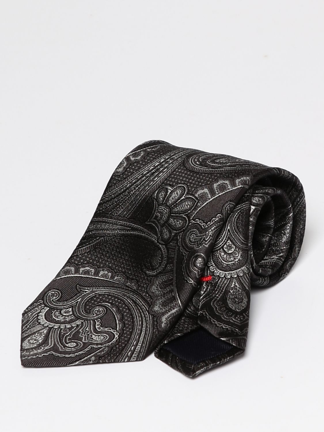 Cravatta Fiorio: Cravatta Fiorio uomo nero 1