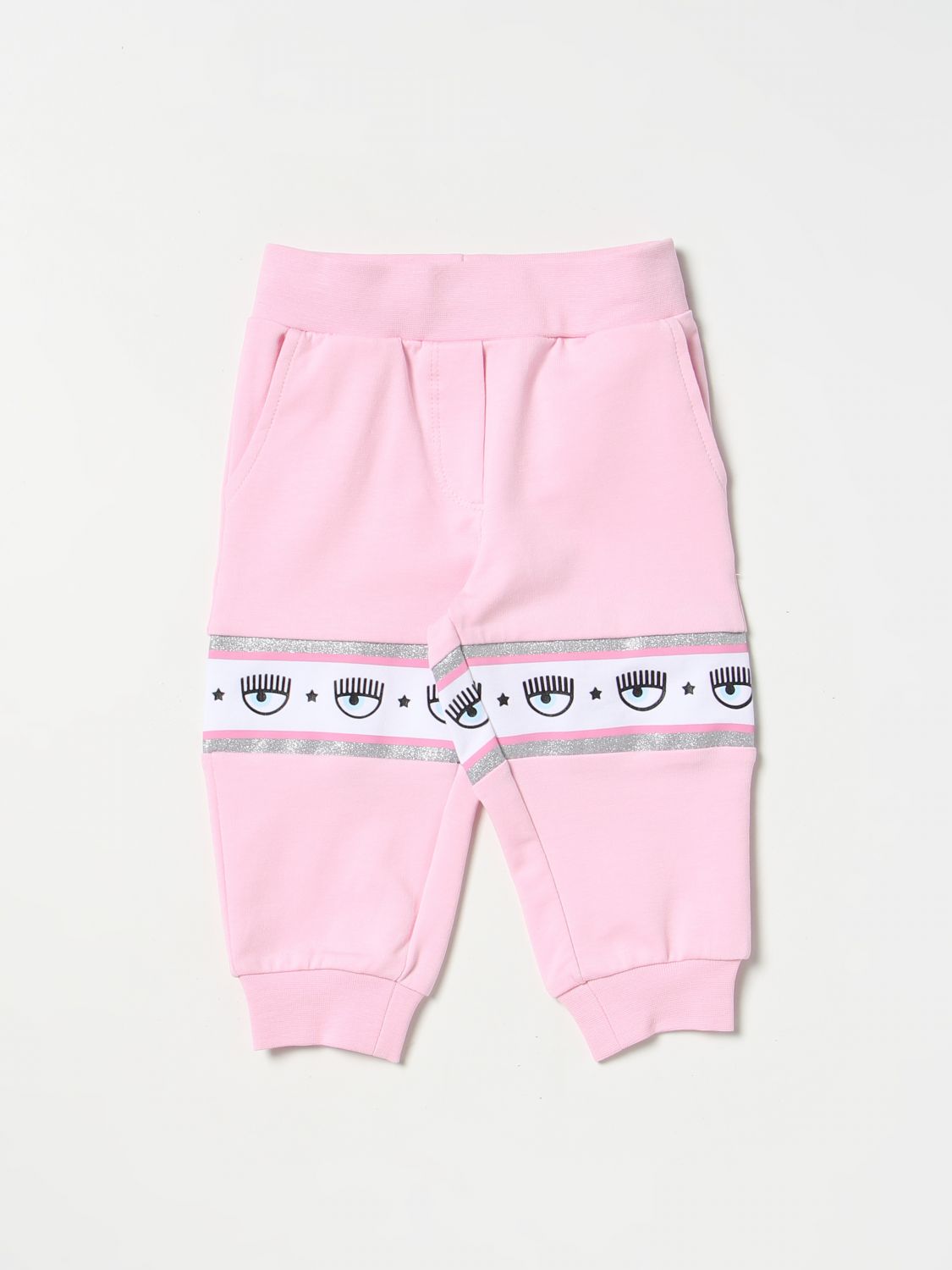 Chiara Ferragni Babies' Trousers  Kids Colour Pink In Lilac Sachet